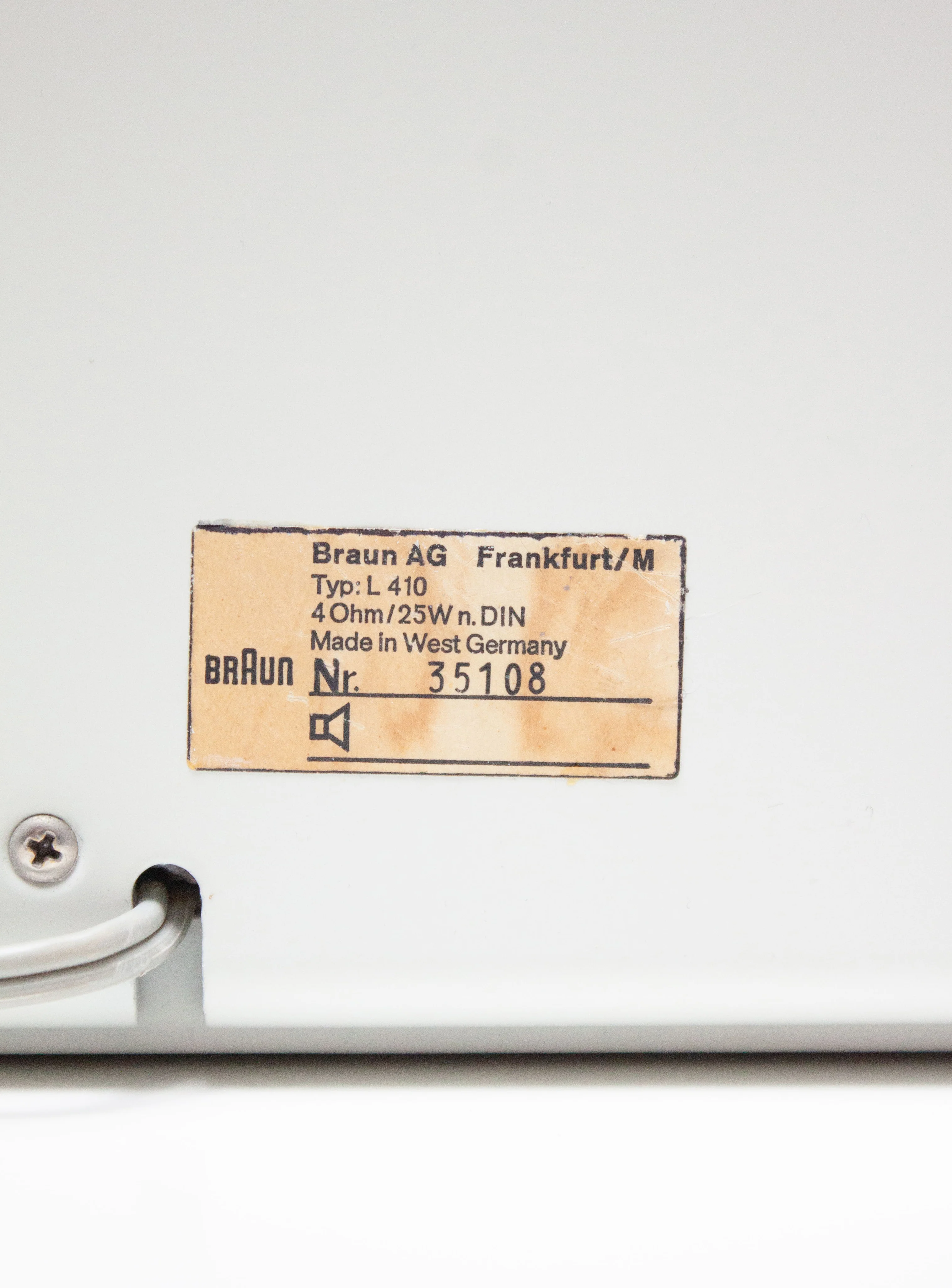 Braun Hifi Set CSV-250, CE-250, PS-420 & L410 by Dieter Rams - Image 26