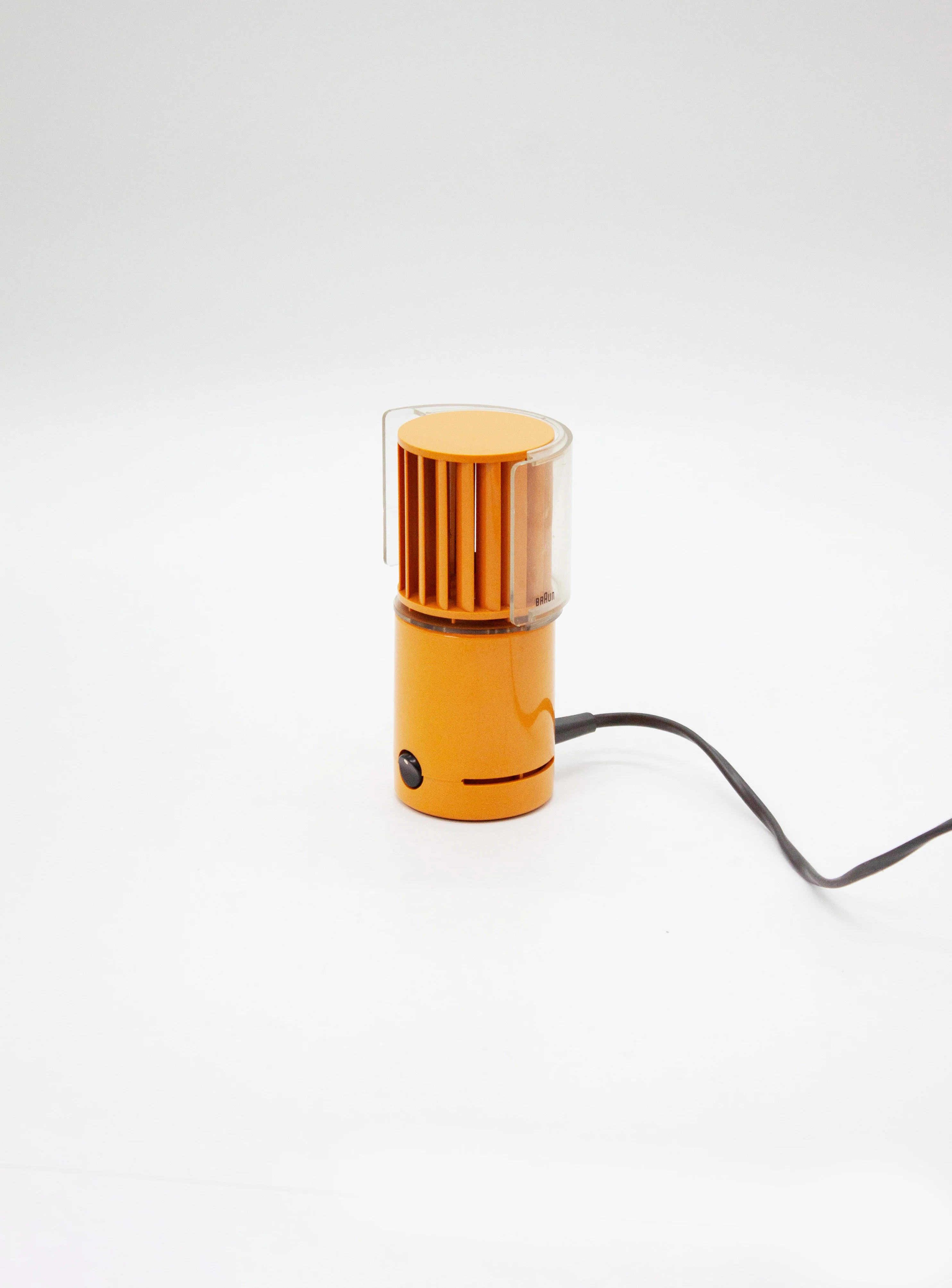 Braun HL 70 Desk Fan by Reinhold Weiss (Yellow)