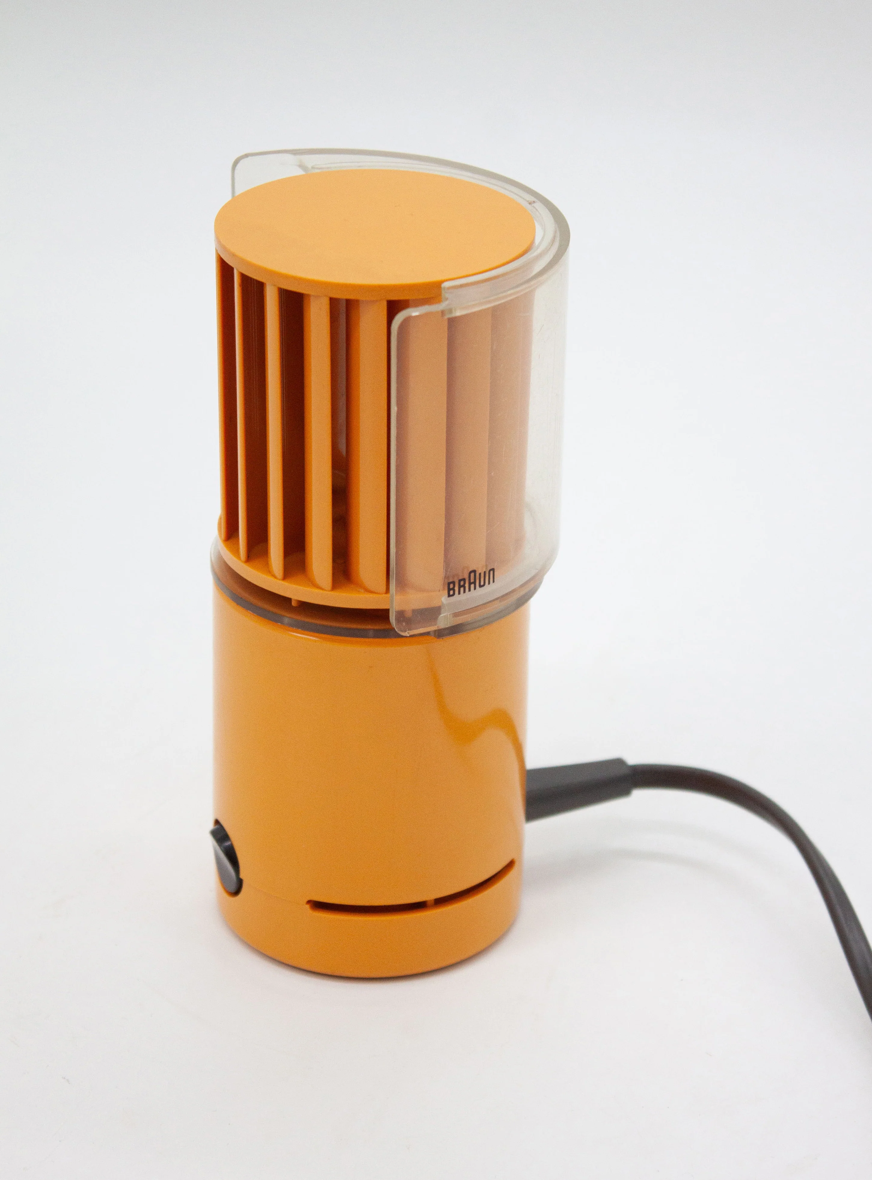 Braun HL 70 Desk Fan by Reinhold Weiss (Yellow) - Image 4
