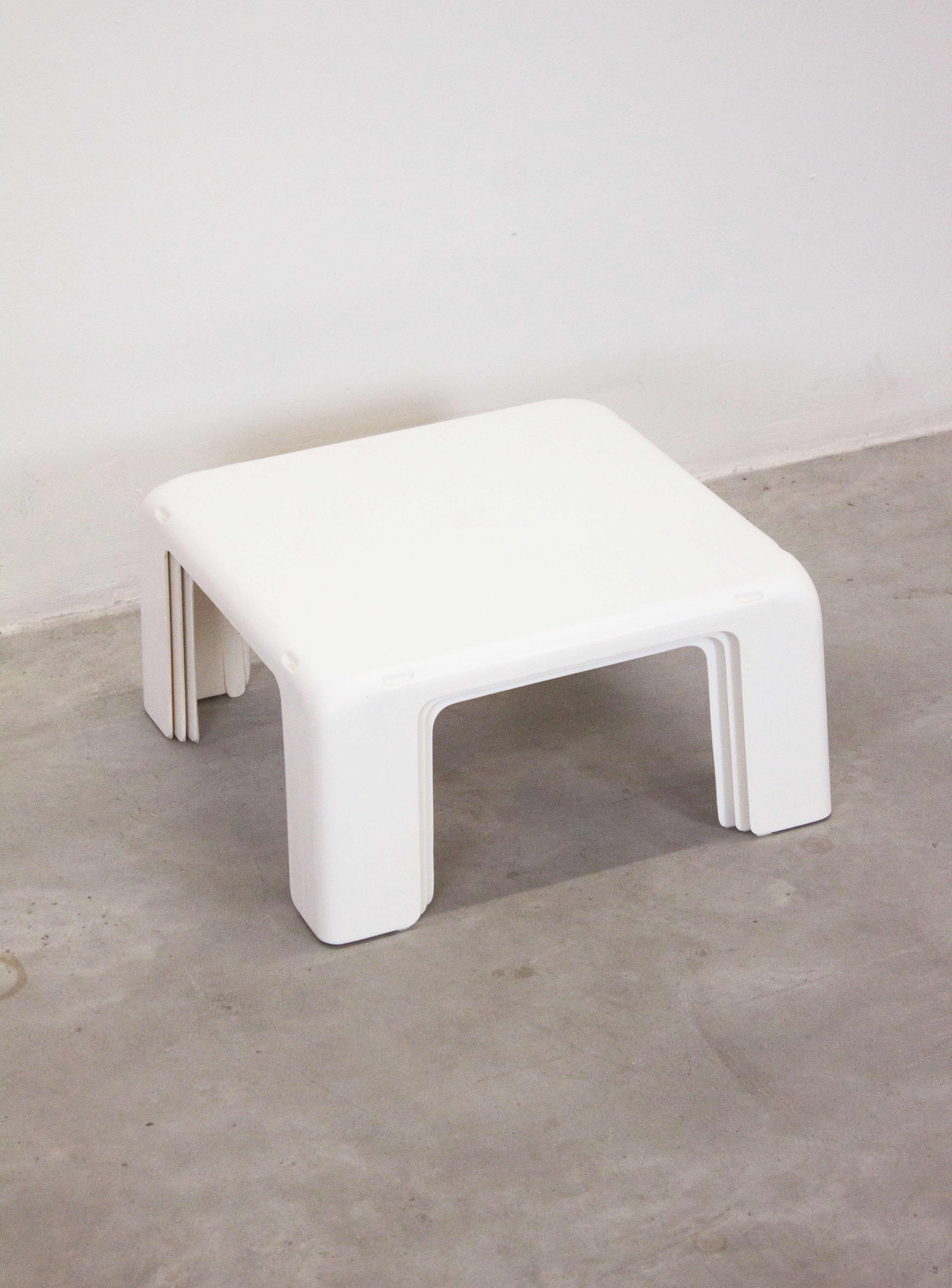 C&B Italia Gatti Nesting Tables by Mario Bellini (White) - Image 10