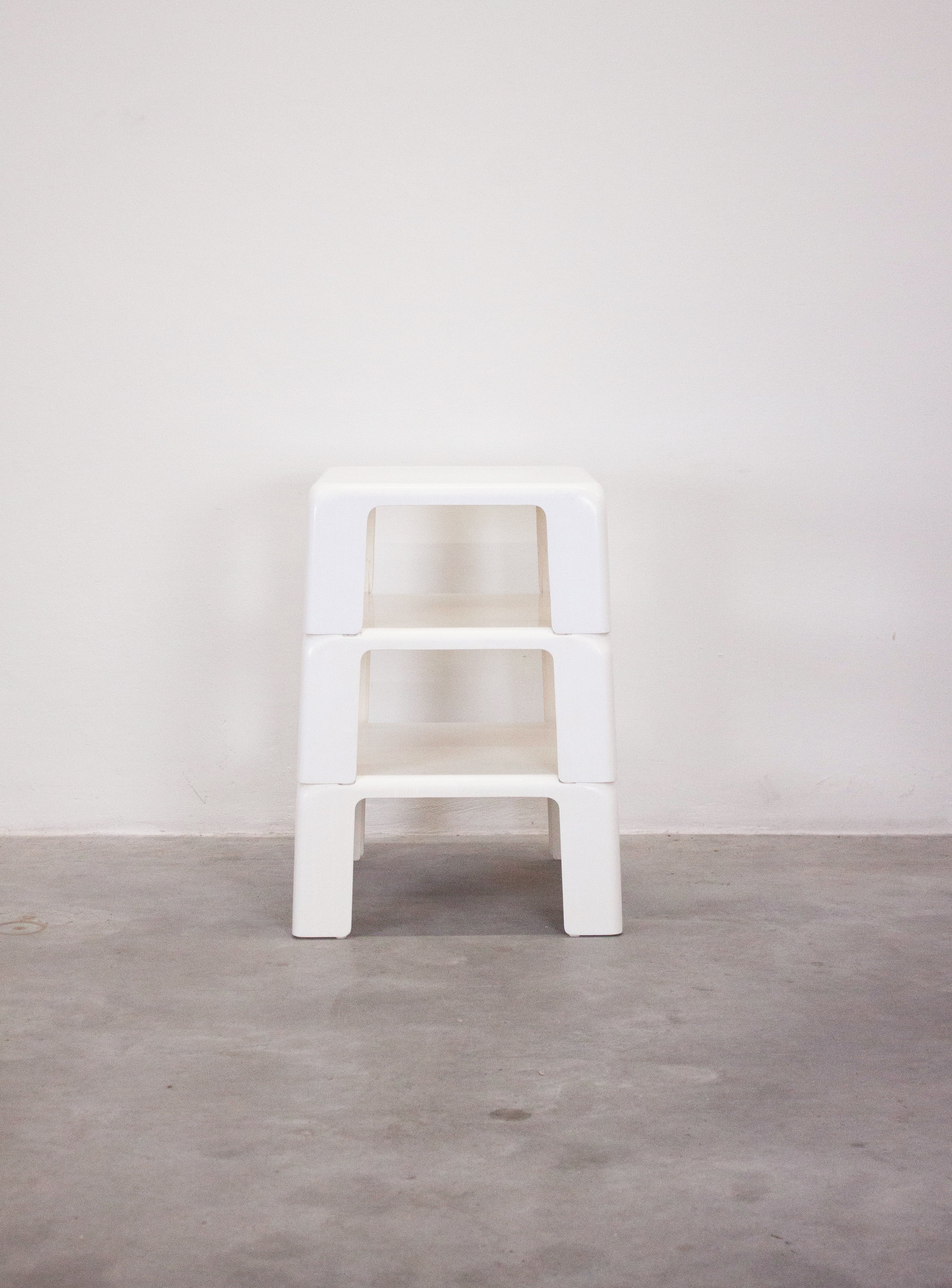 C&B Italia Gatti Nesting Tables by Mario Bellini (White) - Image 11