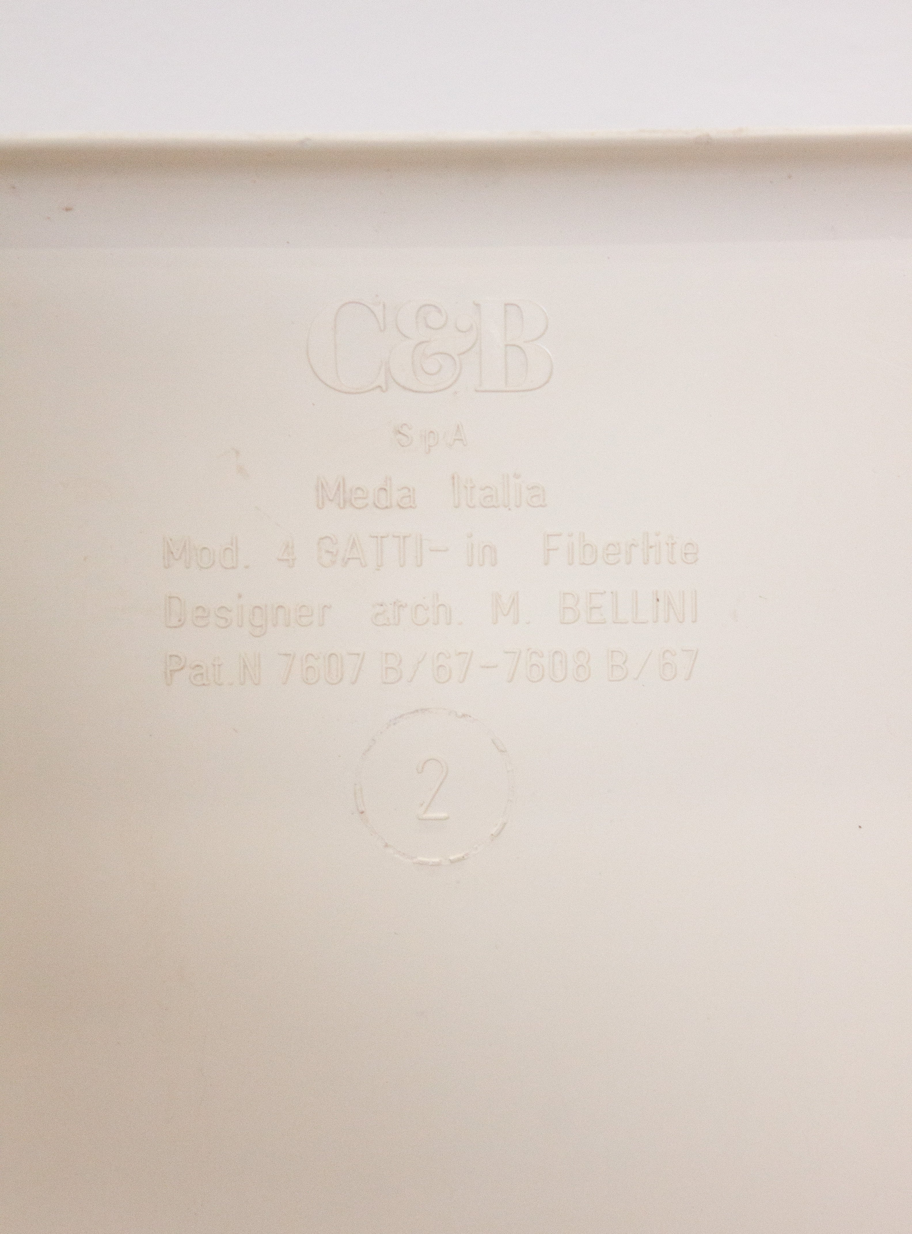 C&B Italia Gatti Nesting Tables by Mario Bellini (White) - Image 13