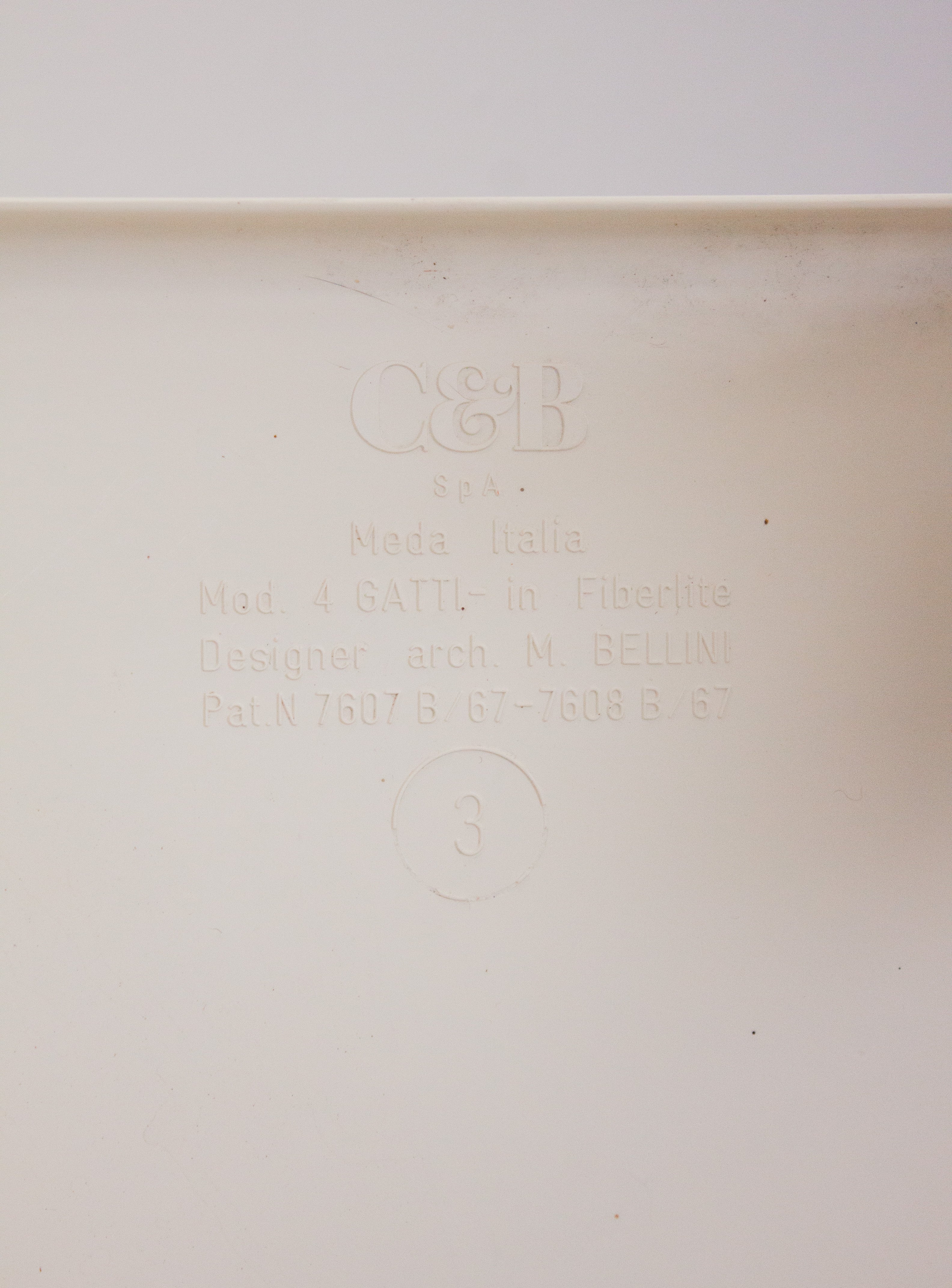 C&B Italia Gatti Nesting Tables by Mario Bellini (White) - Image 14