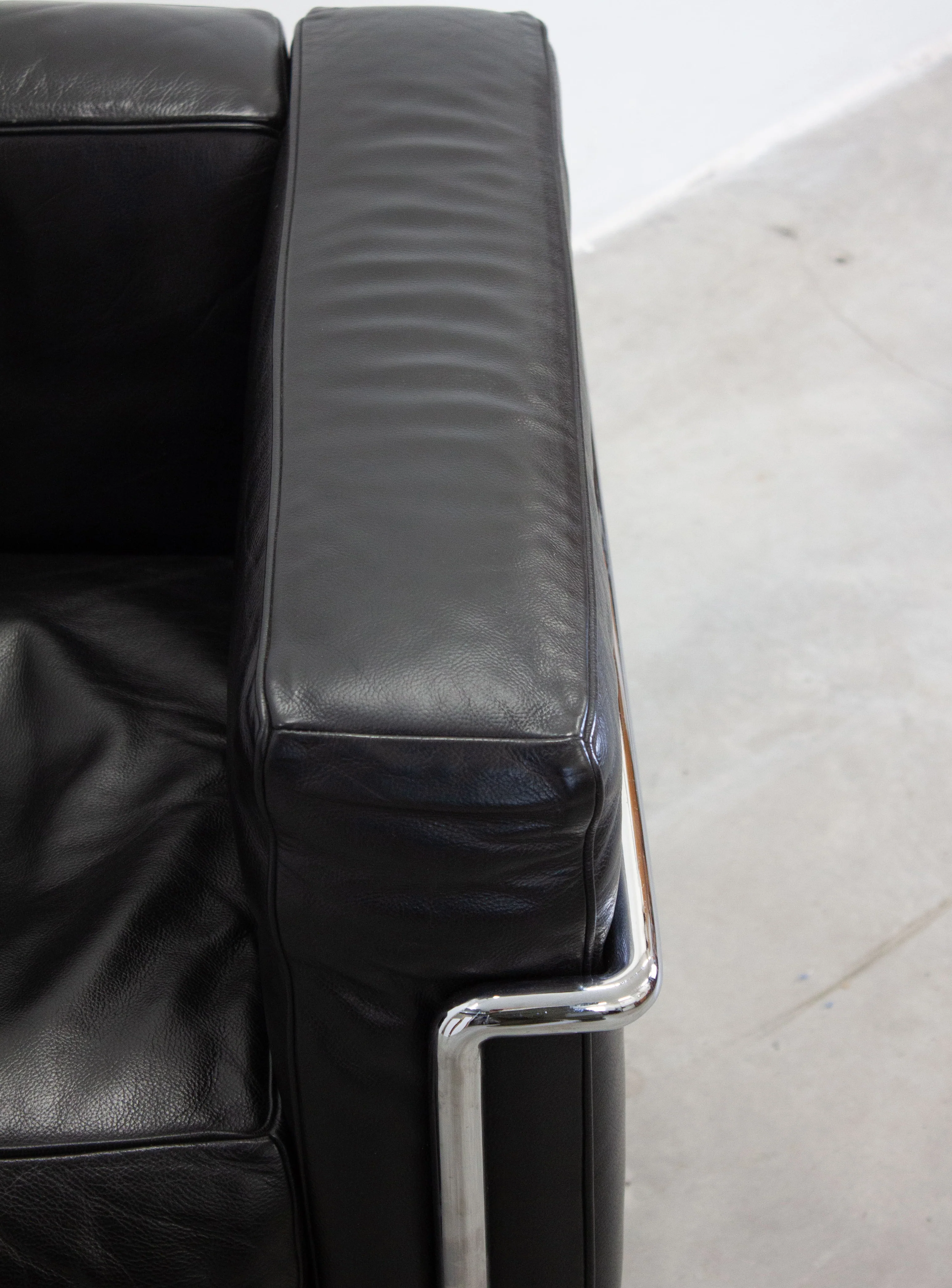 Cassina LC2 Lounge Chair by Le Corbusier (Black) - Image 20
