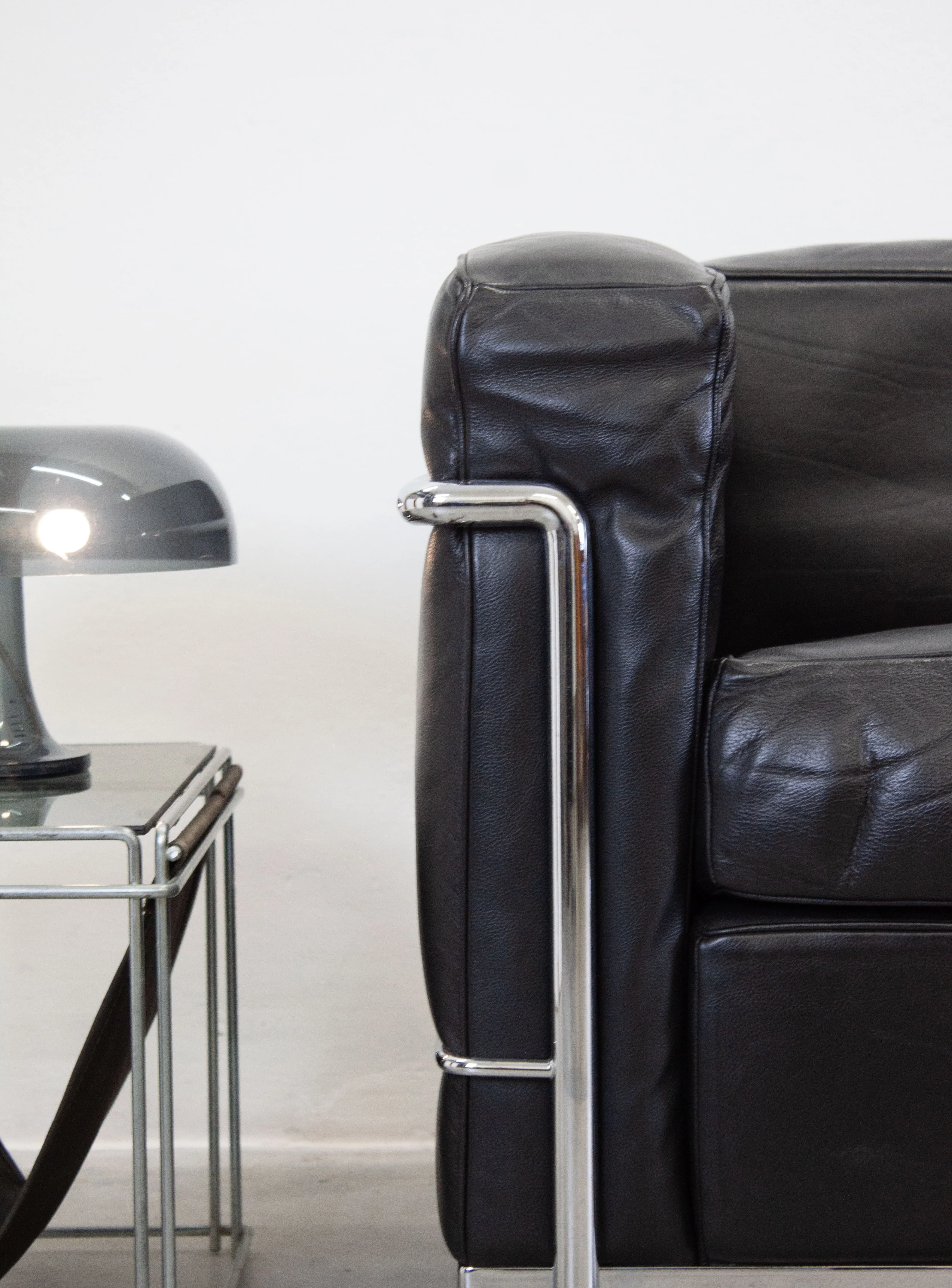 Cassina LC2 Lounge Chair by Le Corbusier (Black) - Image 5