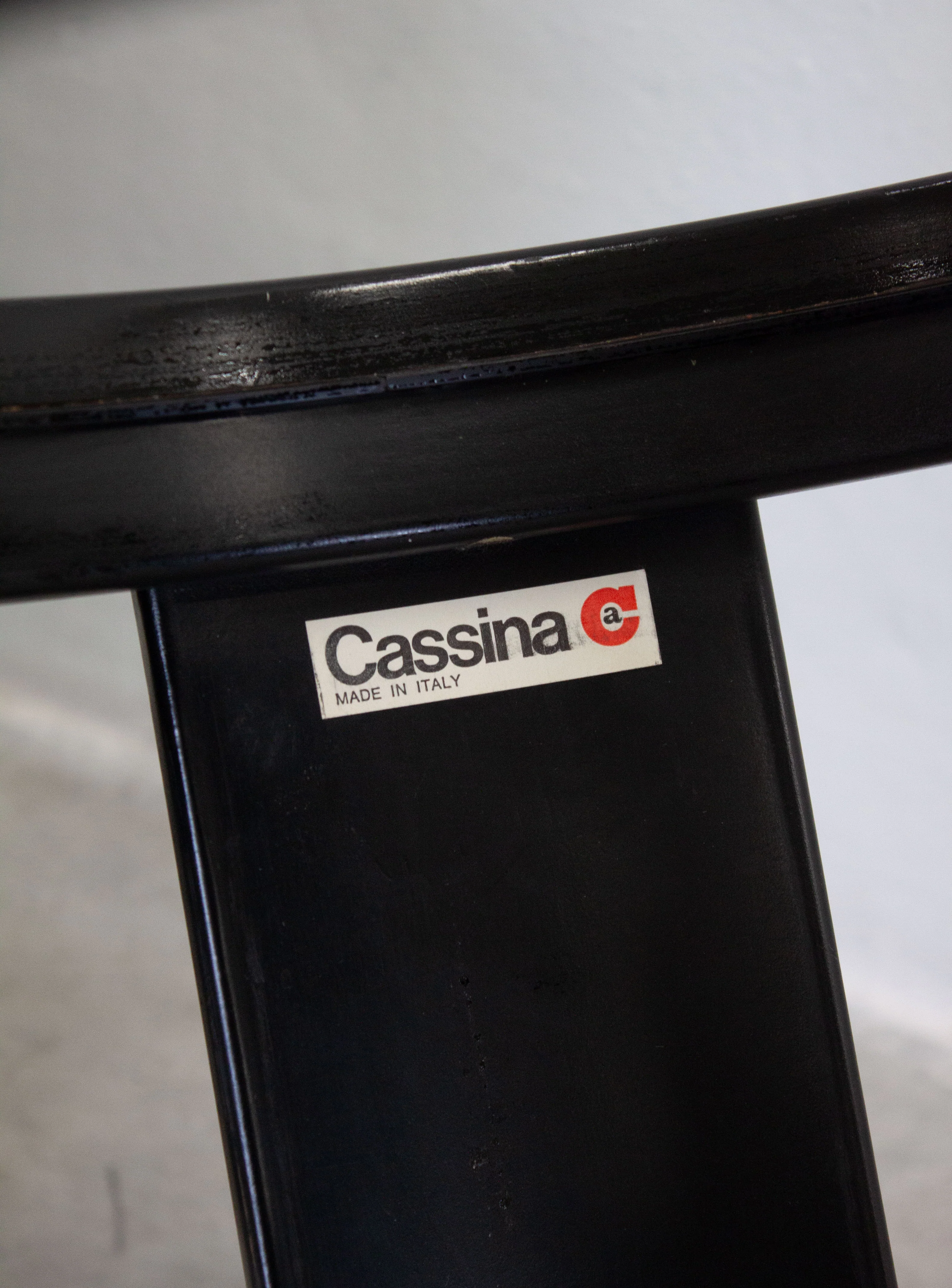 Cassina Nesting Tables by Gianfranco Frattini (Black) - Image 30