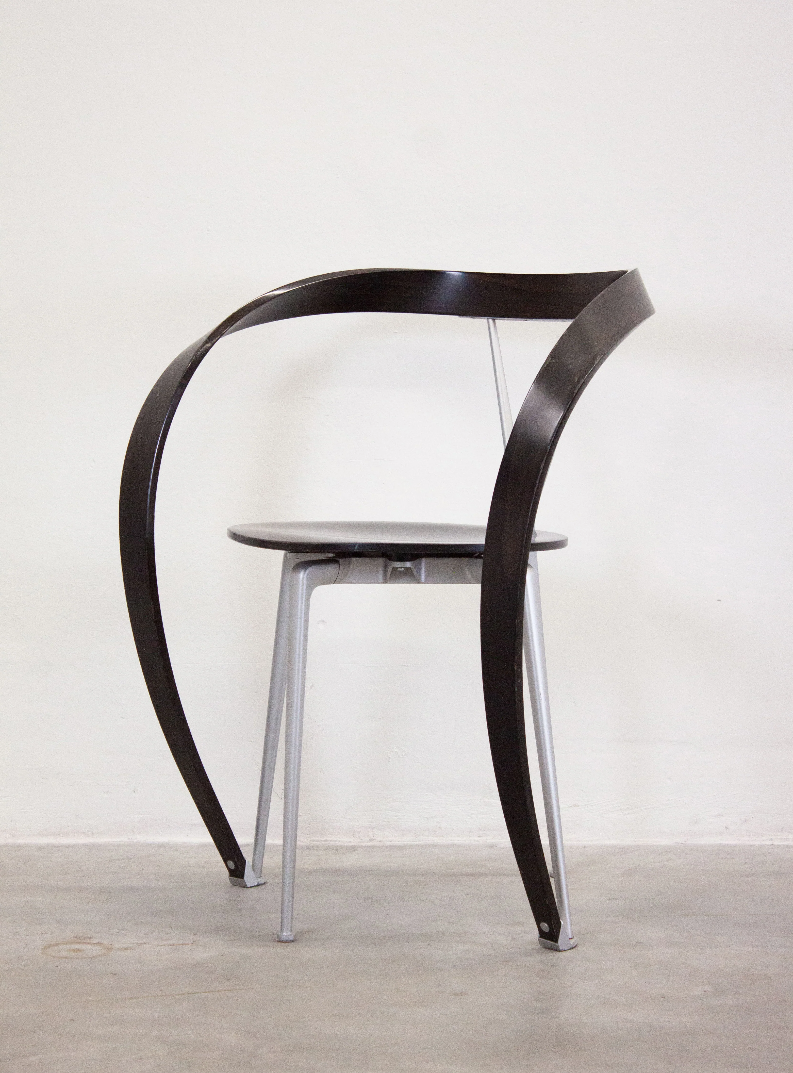 Cassina Revers Chairs by Andrea Branzi (Black) - Image 11