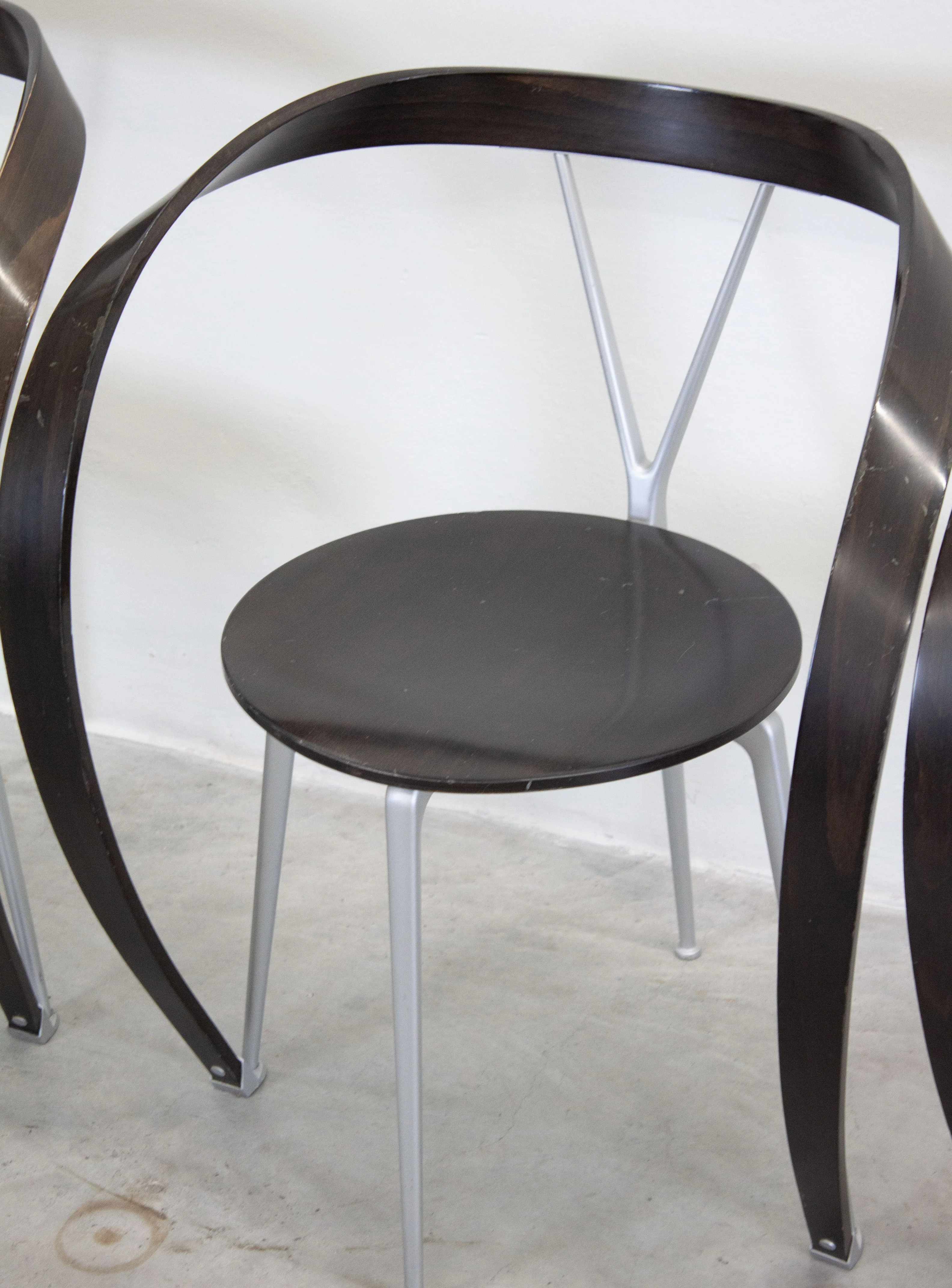 Cassina Revers Chairs by Andrea Branzi (Black) - Image 16