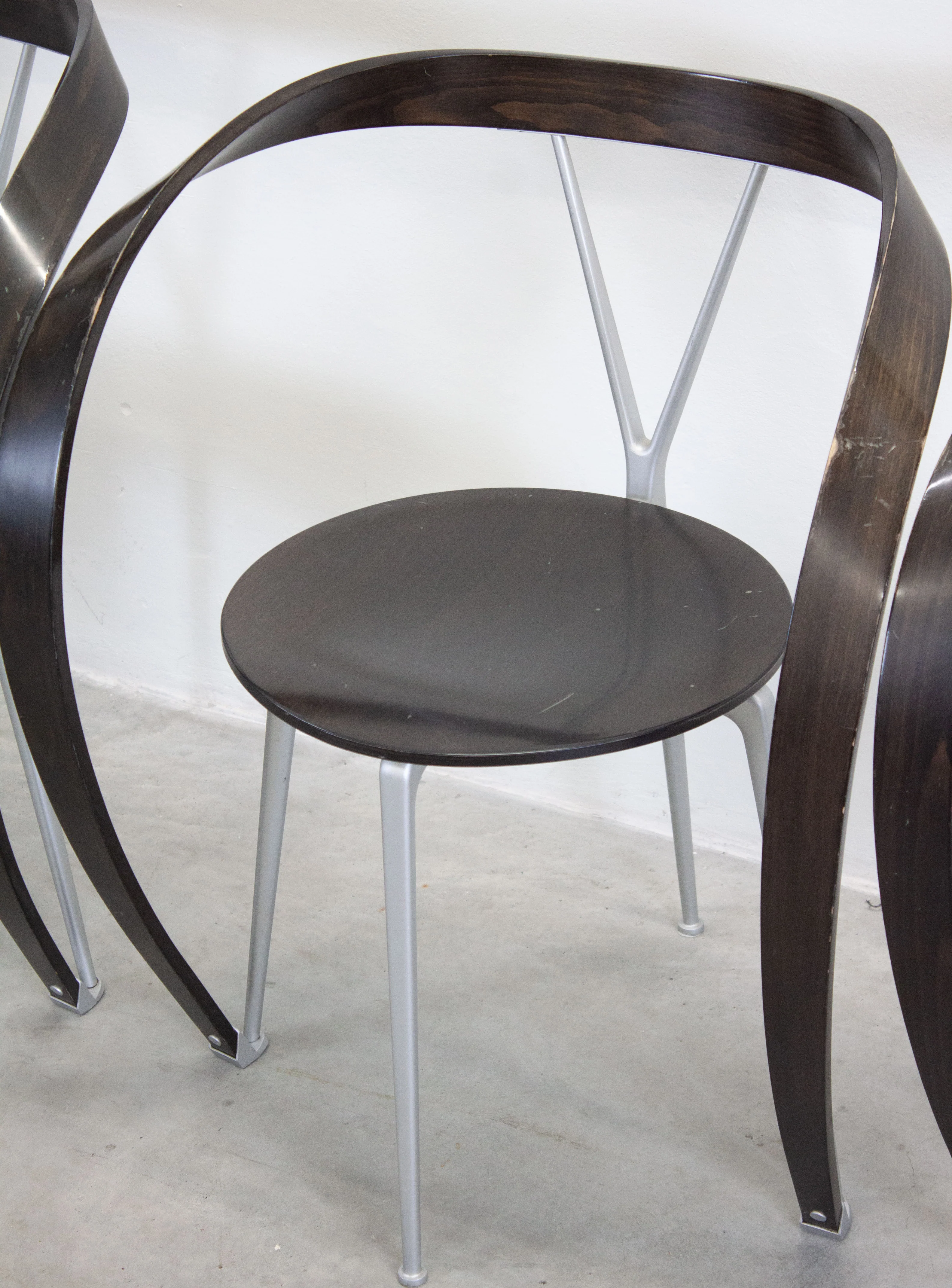 Cassina Revers Chairs by Andrea Branzi (Black) - Image 17