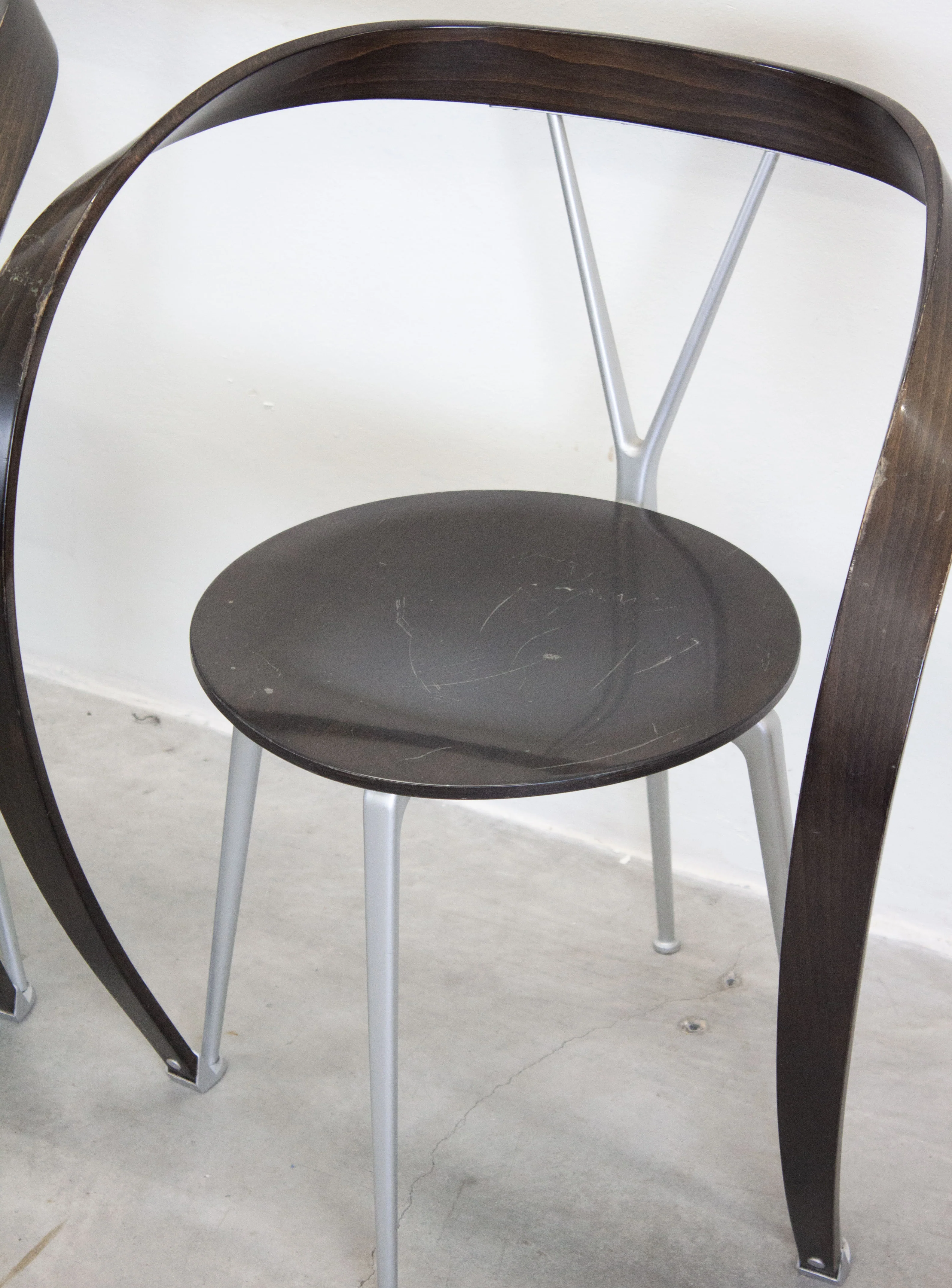 Cassina Revers Chairs by Andrea Branzi (Black) - Image 18