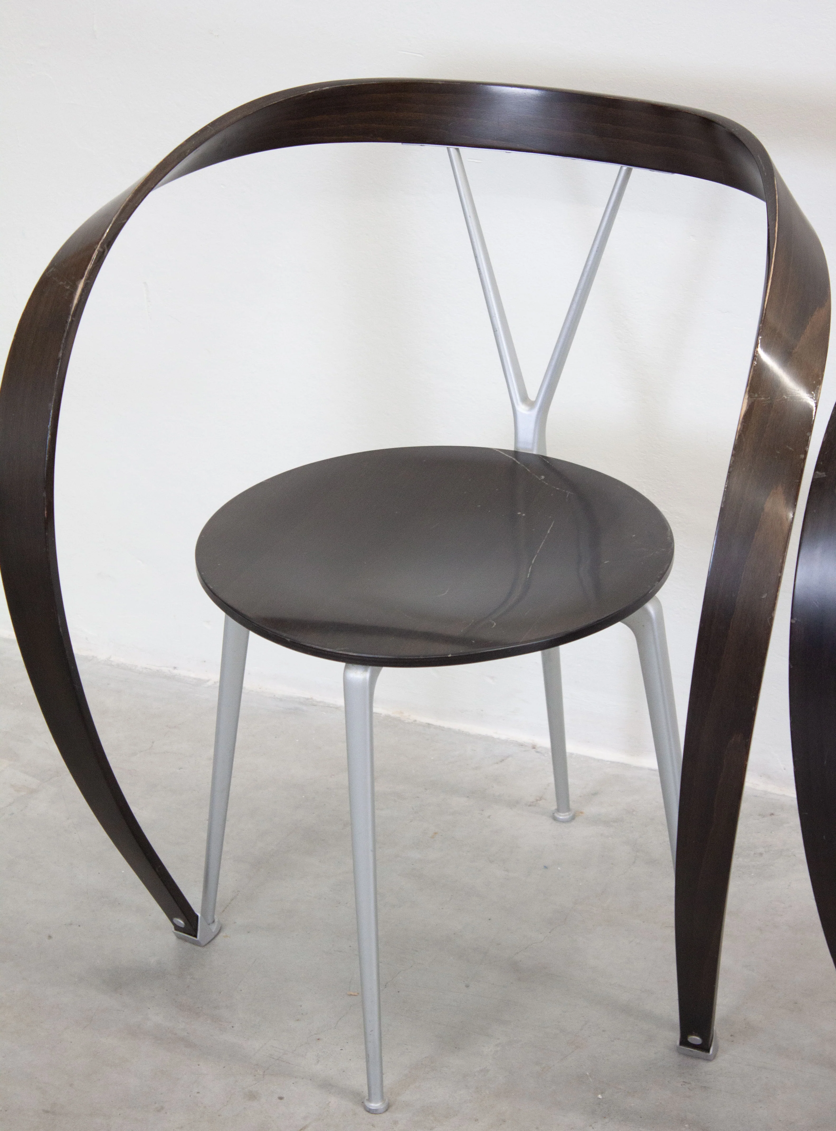 Cassina Revers Chairs by Andrea Branzi (Black) - Image 24