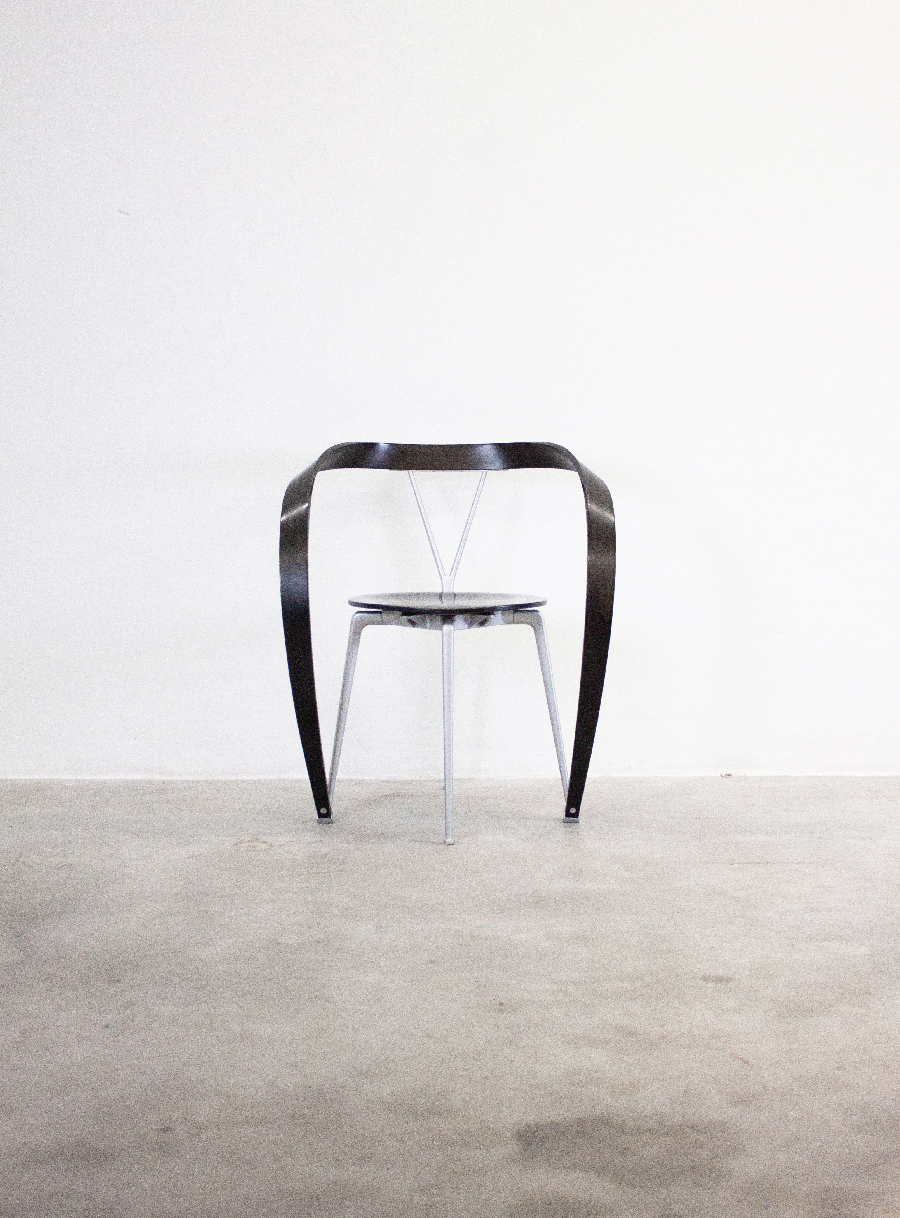 Cassina Revers Chairs by Andrea Branzi (Black) - Image 8