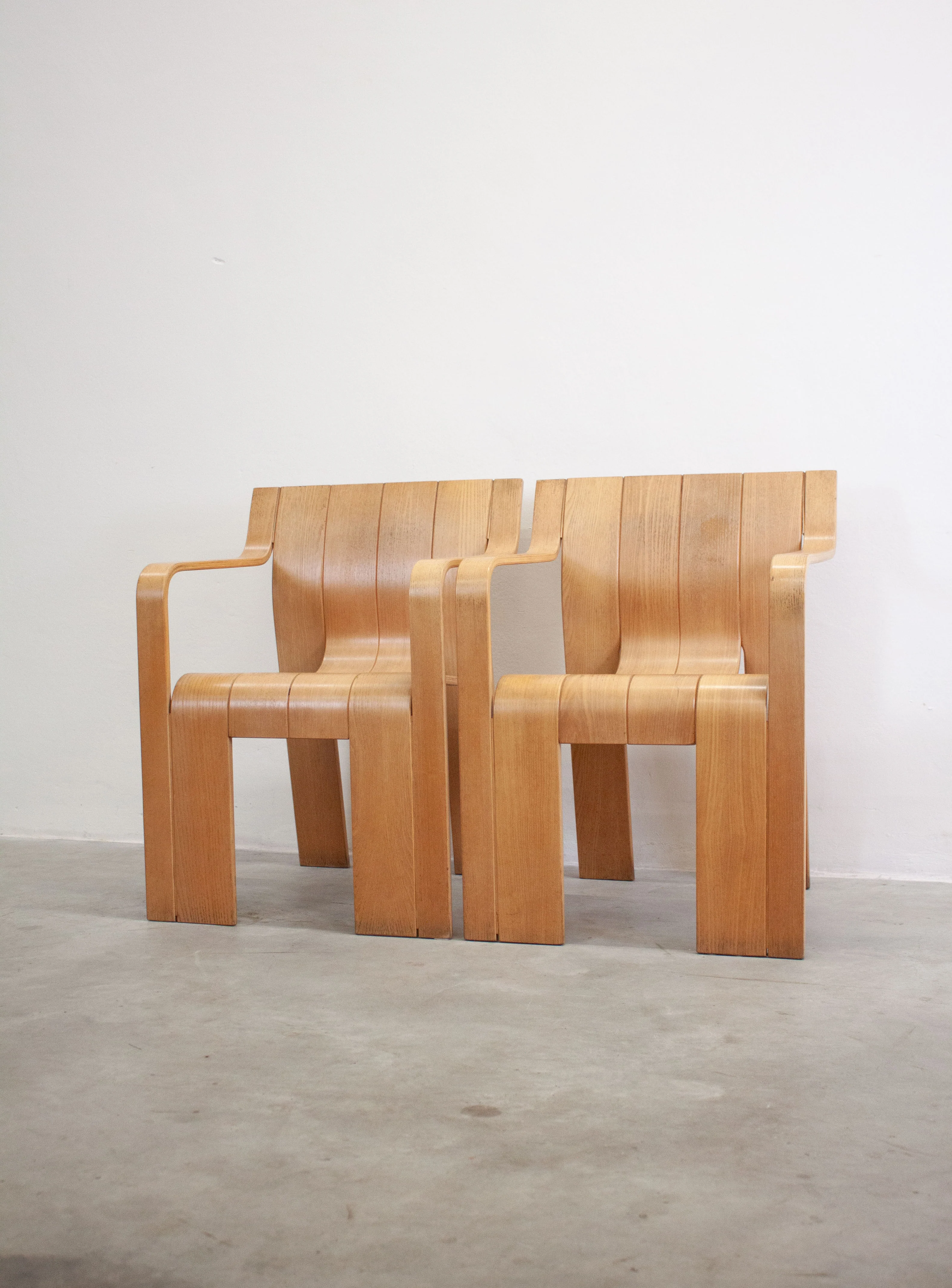 Castelijn Strip Dining Chair with Armrest by Gijs Bakker - Image 3