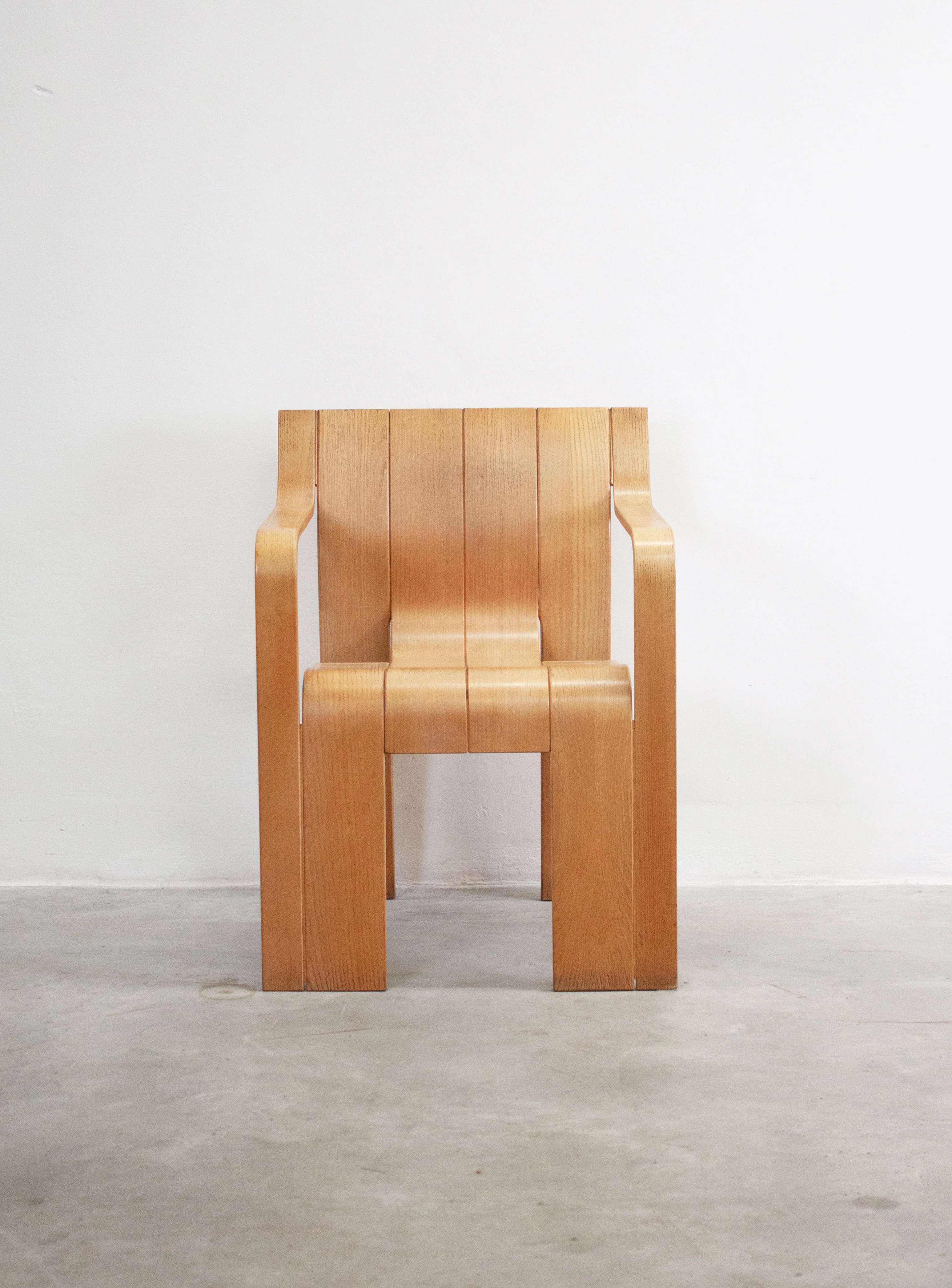 Castelijn Strip Dining Chair with Armrest by Gijs Bakker - Image 5
