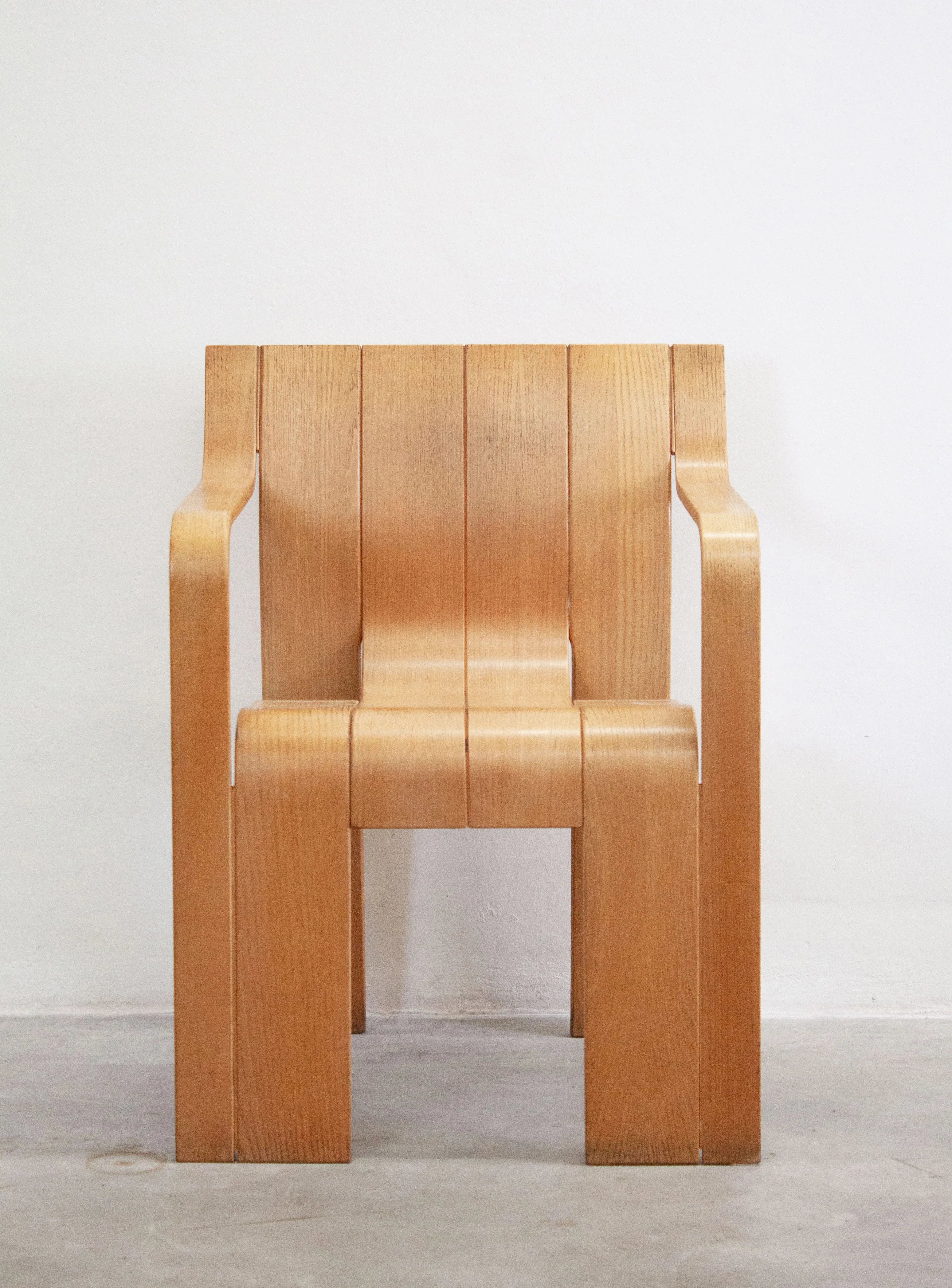 Castelijn Strip Dining Chair with Armrest by Gijs Bakker - Image 6