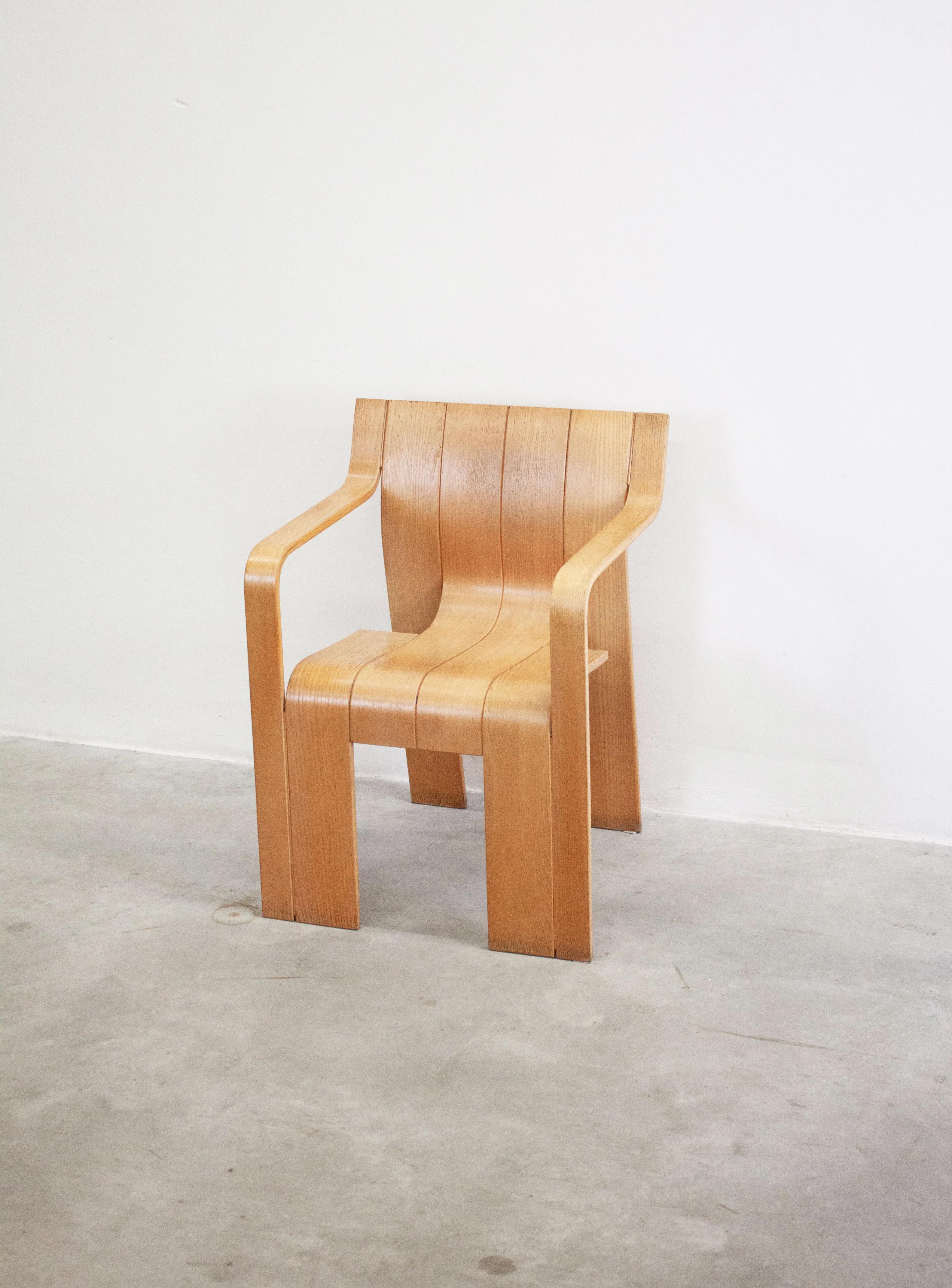 Castelijn Strip Dining Chair with Armrest by Gijs Bakker - Image 8
