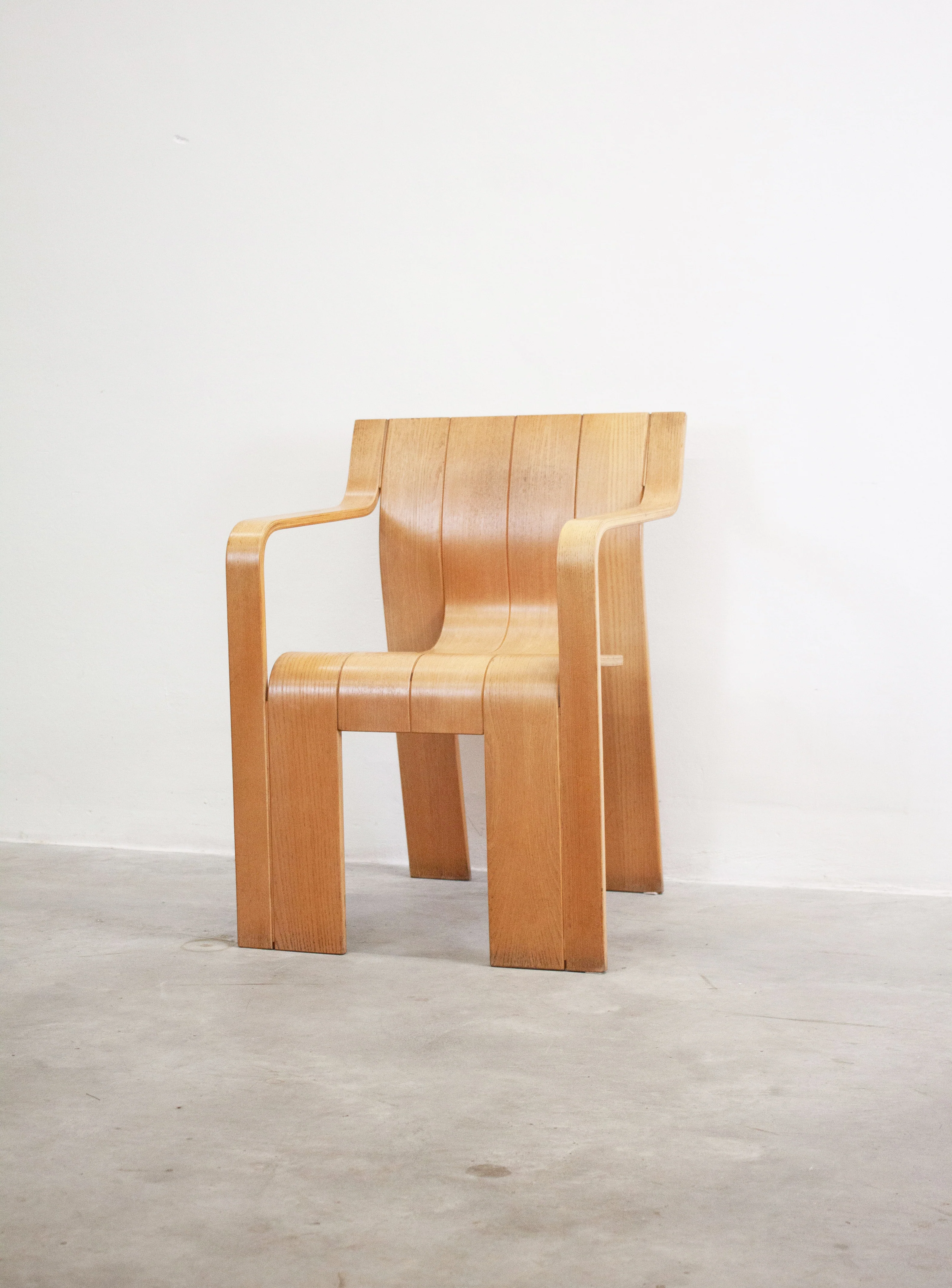 Castelijn Strip Dining Chair with Armrest by Gijs Bakker - Image 9