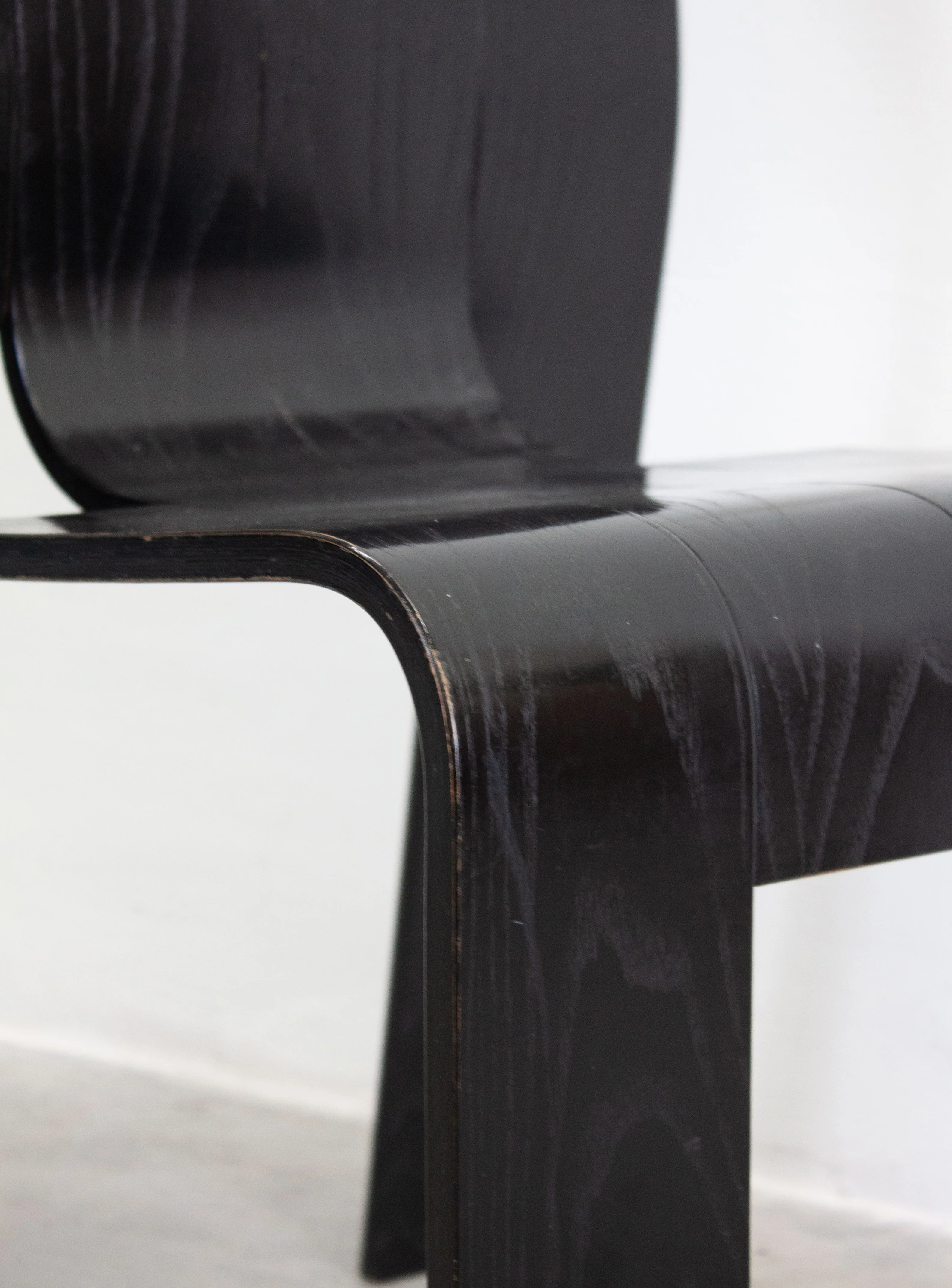 Castelijn Strip Chairs by Gijs Bakker (Black) - Image 19