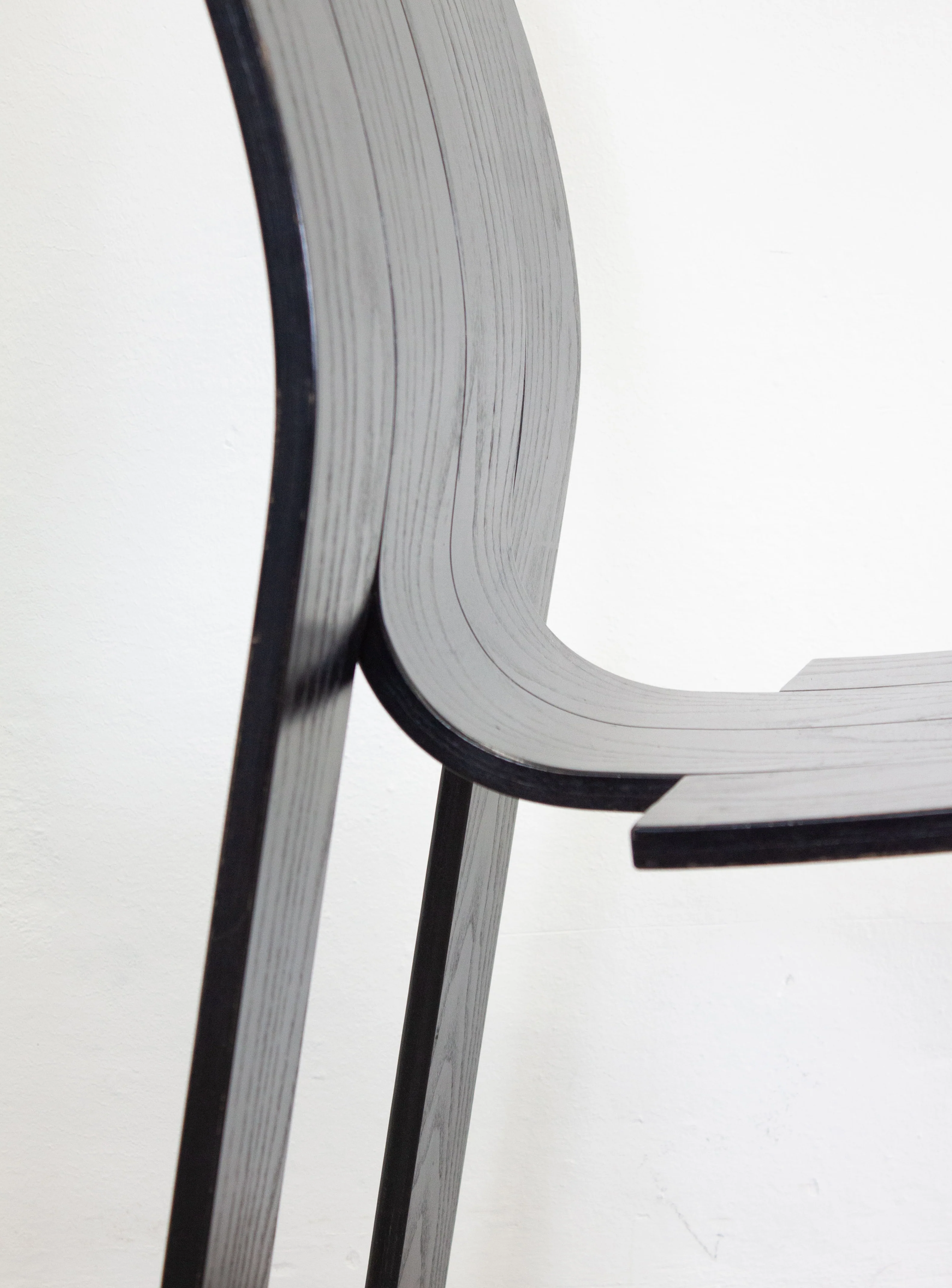 Castelijn Strip Chairs by Gijs Bakker (Black) - Image 20
