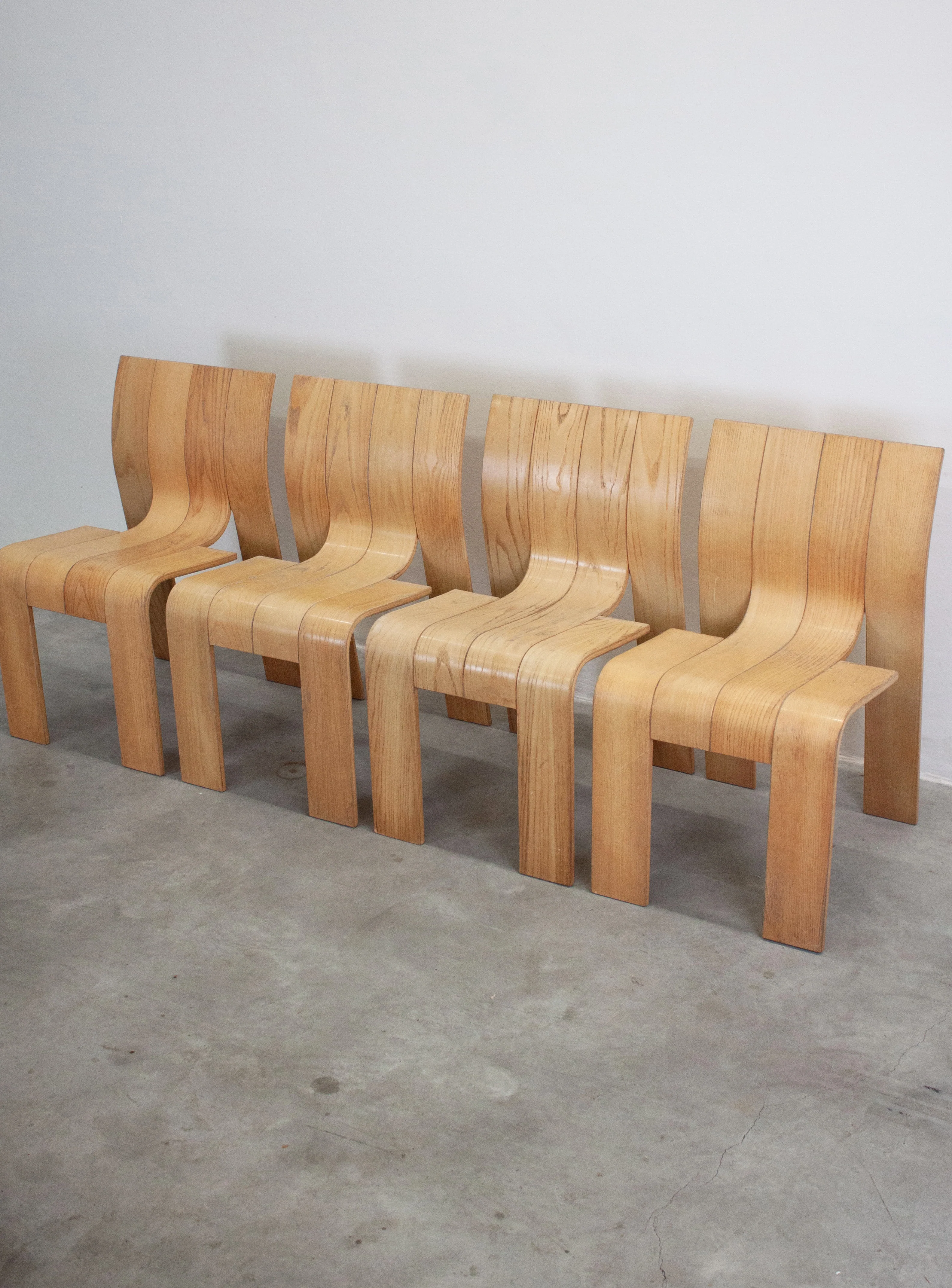 Castelijn Strip Chairs by Gijs Bakker (Set of 4) - Image 10