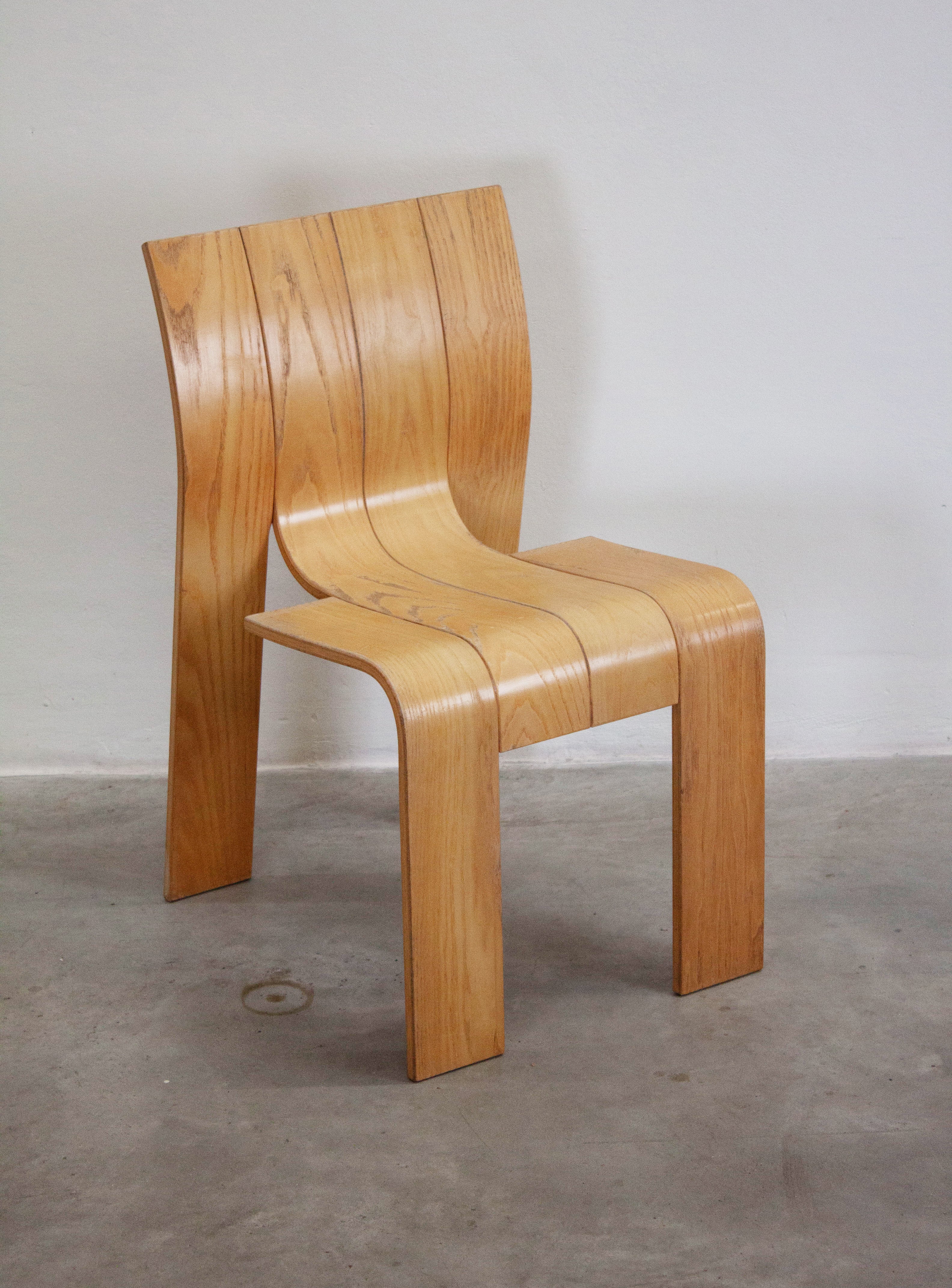 Castelijn Strip Chairs by Gijs Bakker (Set of 4) - Image 15