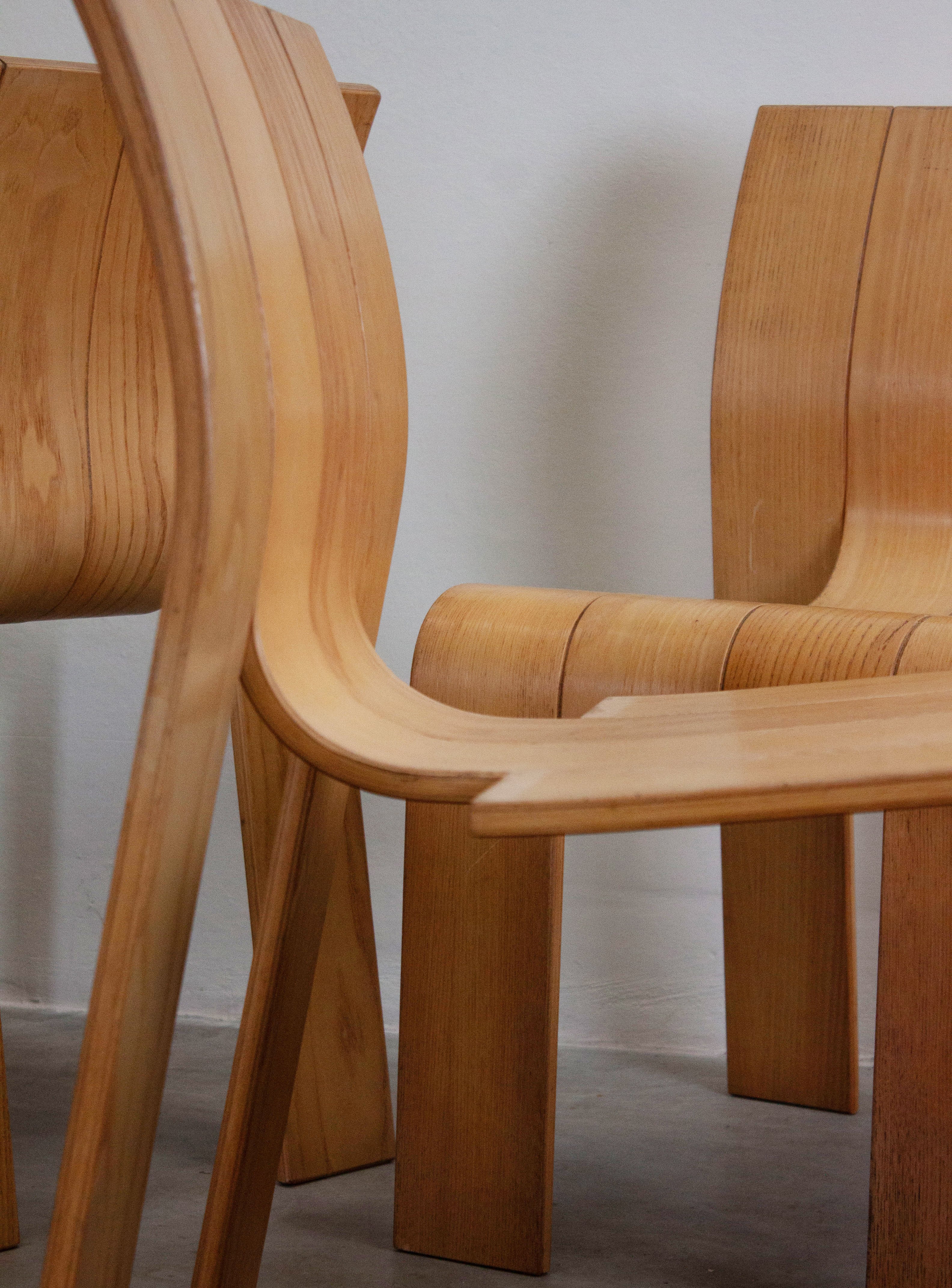 Castelijn Strip Chairs by Gijs Bakker (Set of 4) - Image 6