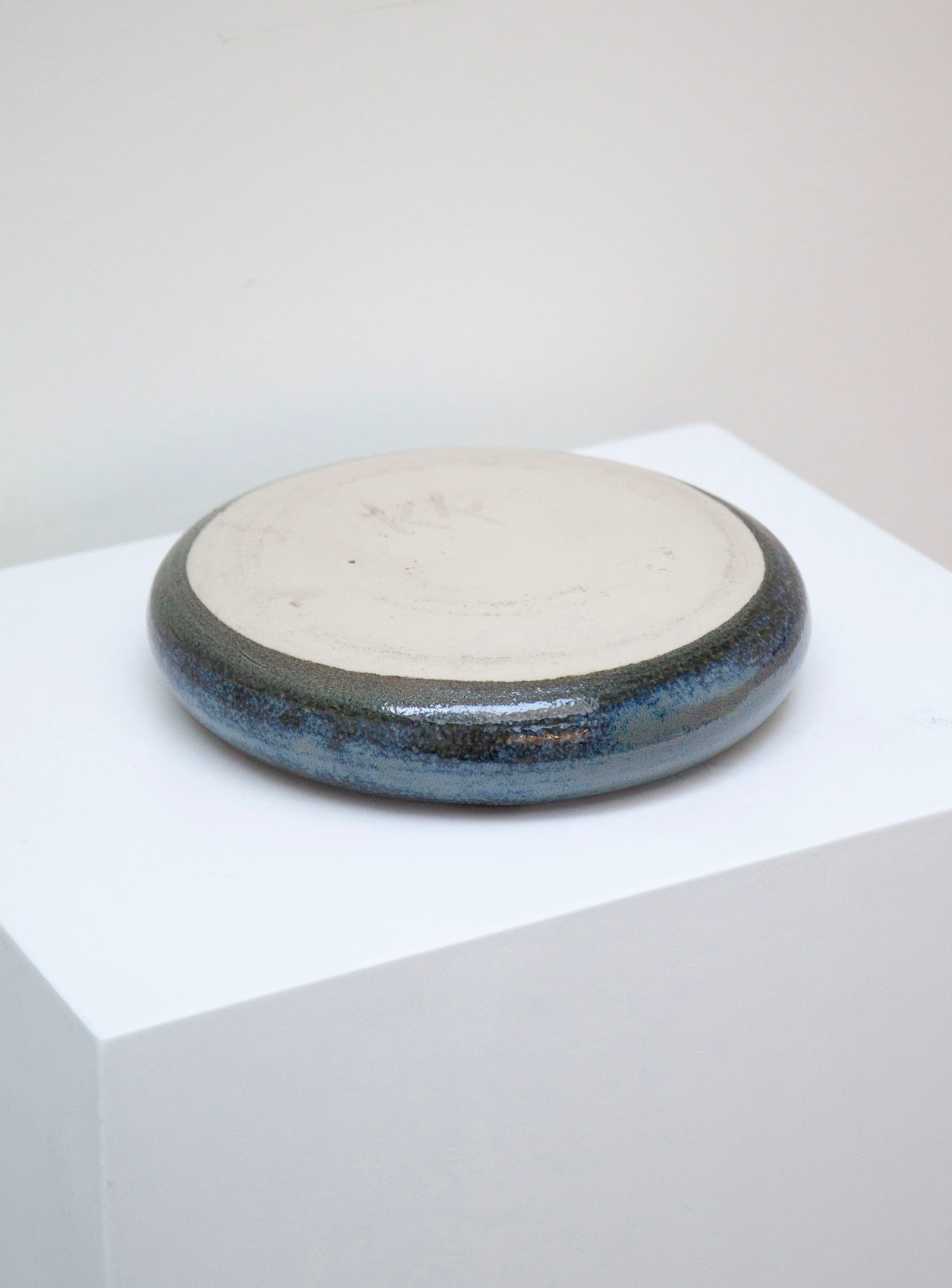 Ceramic Ikebana Vase (Blue/Grey) - Image 11