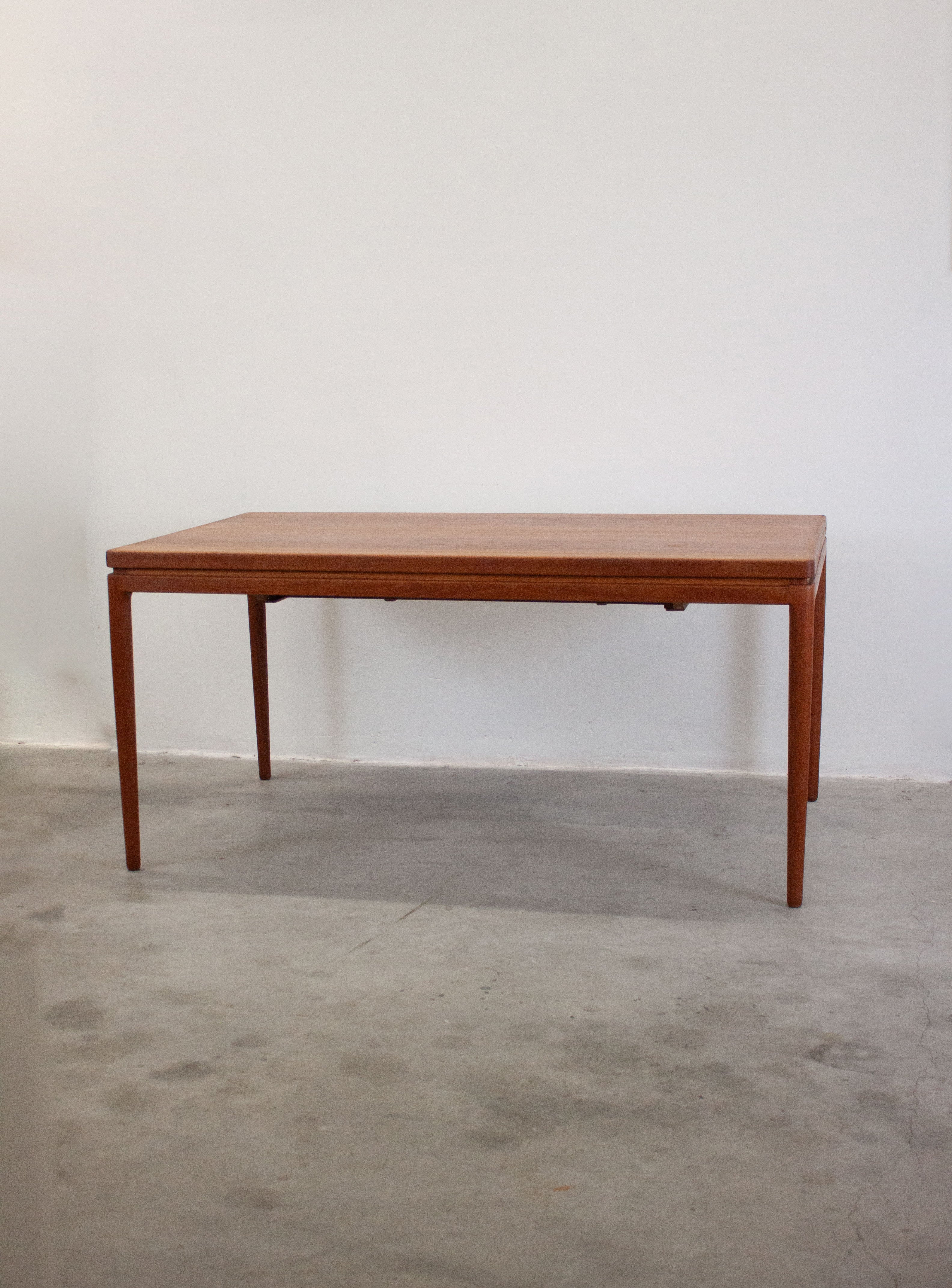 Christian Linneberg Double Extending Dining Table by Johannes Andersen (Teak) - Image 2