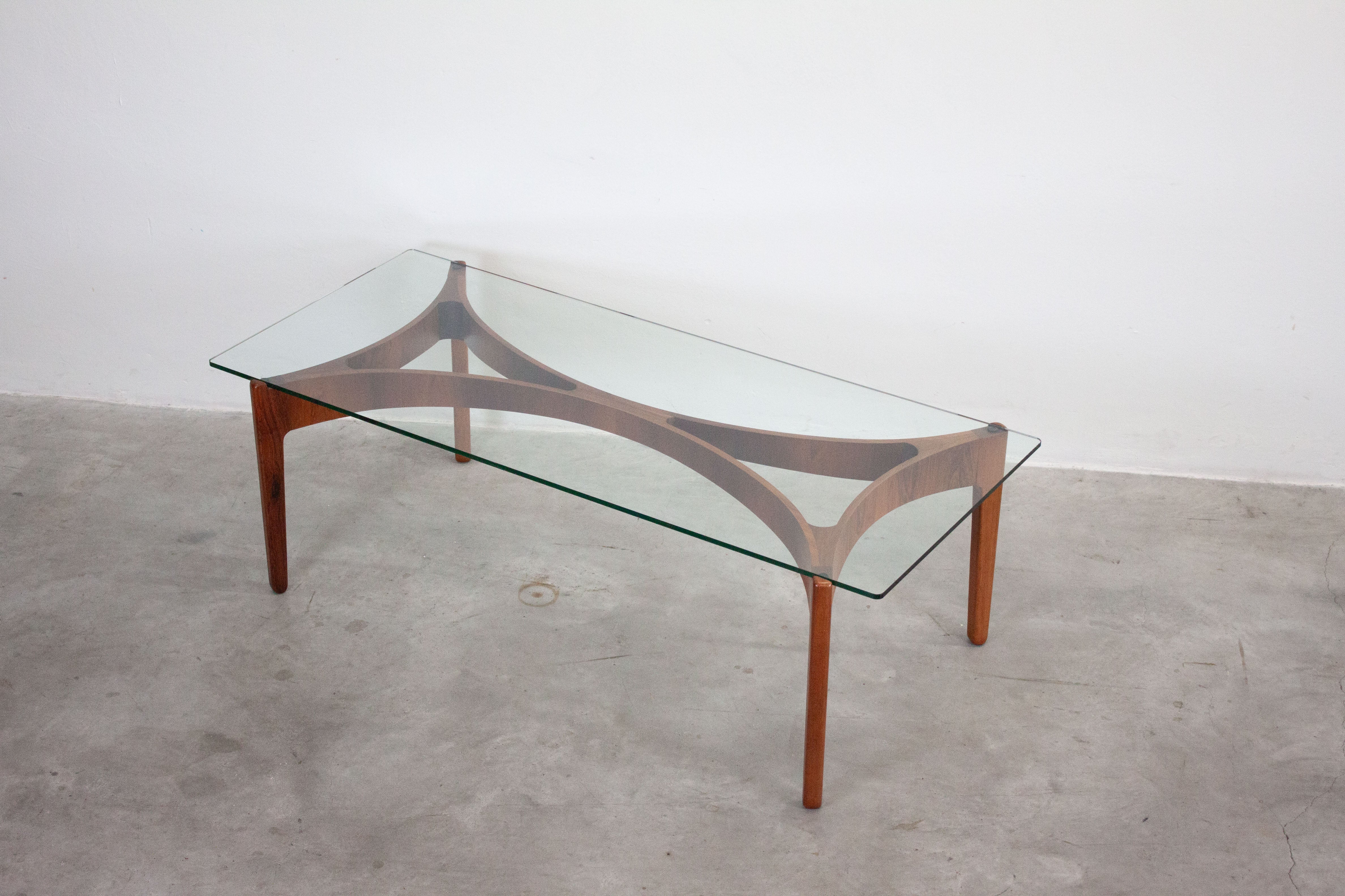 Christian Linneberg Rosewood Coffee Table by Sven Ellekaer - Image 6