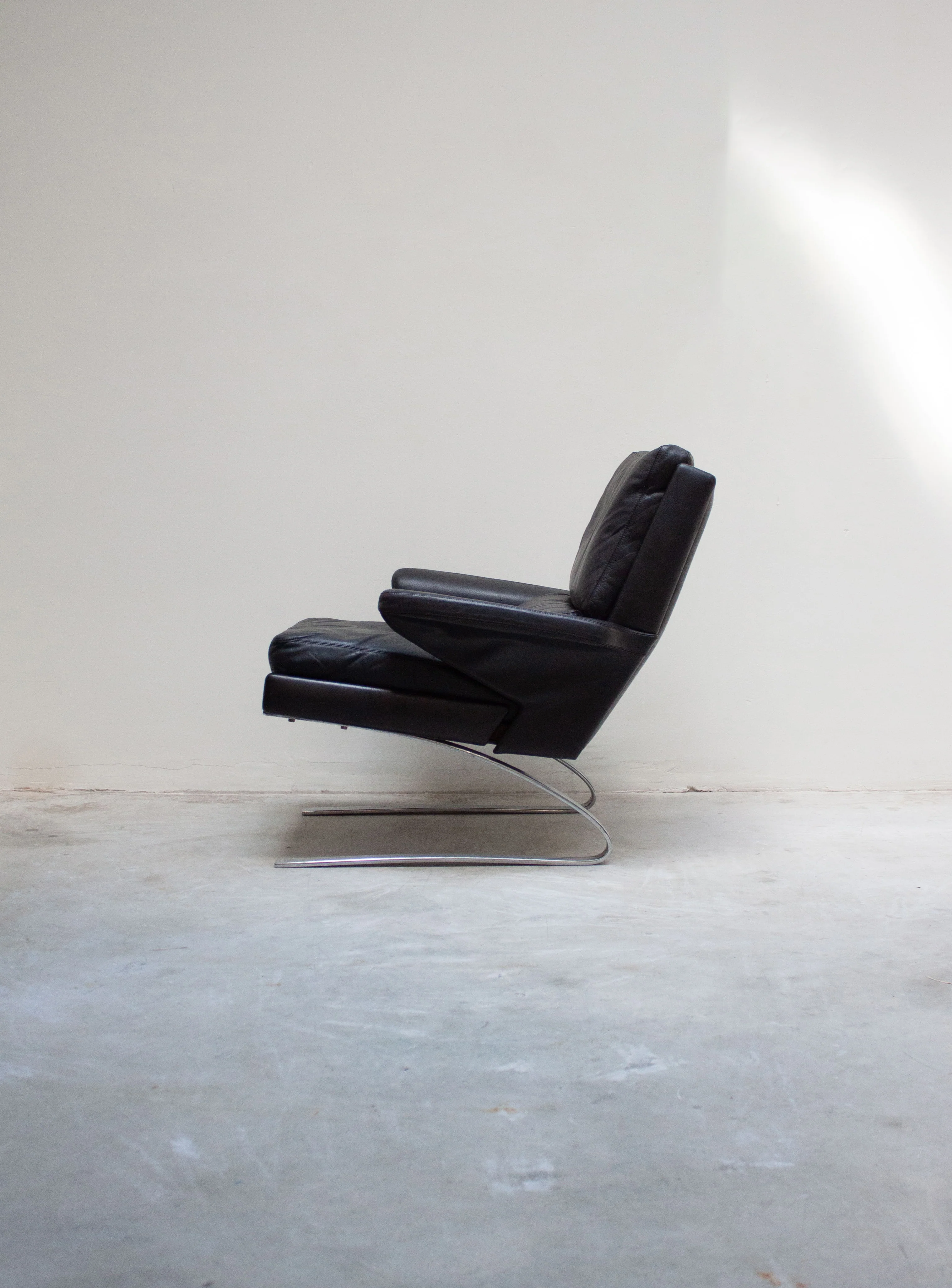 COR Swing Lounge Chair by Reinhold Adolf and Hans-Jürgen Schräpfer (Black) - Image 15