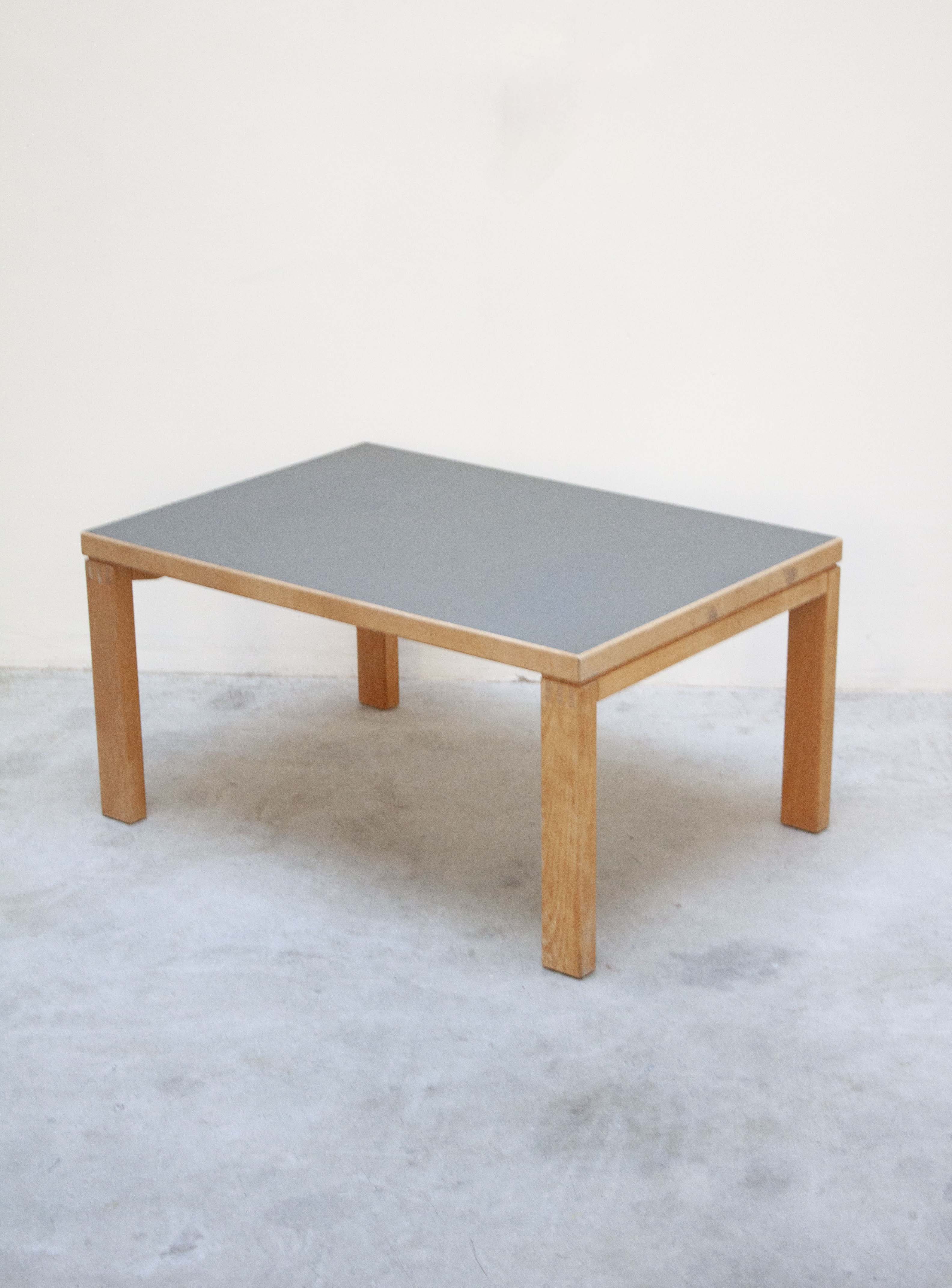 Danish Coffee Table with Grey Linoleum Table Top - Image 11