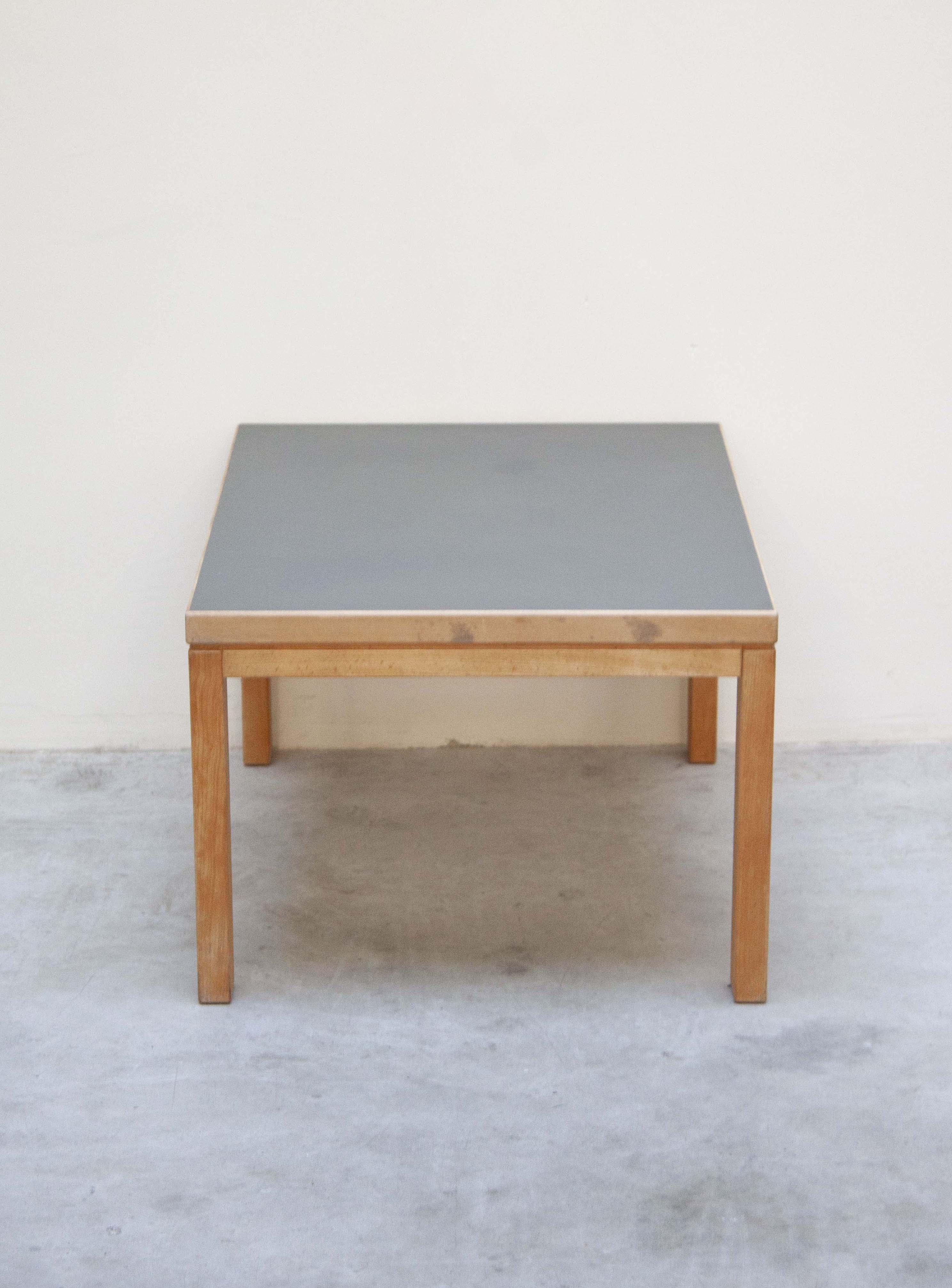 Danish Coffee Table with Grey Linoleum Table Top - Image 13