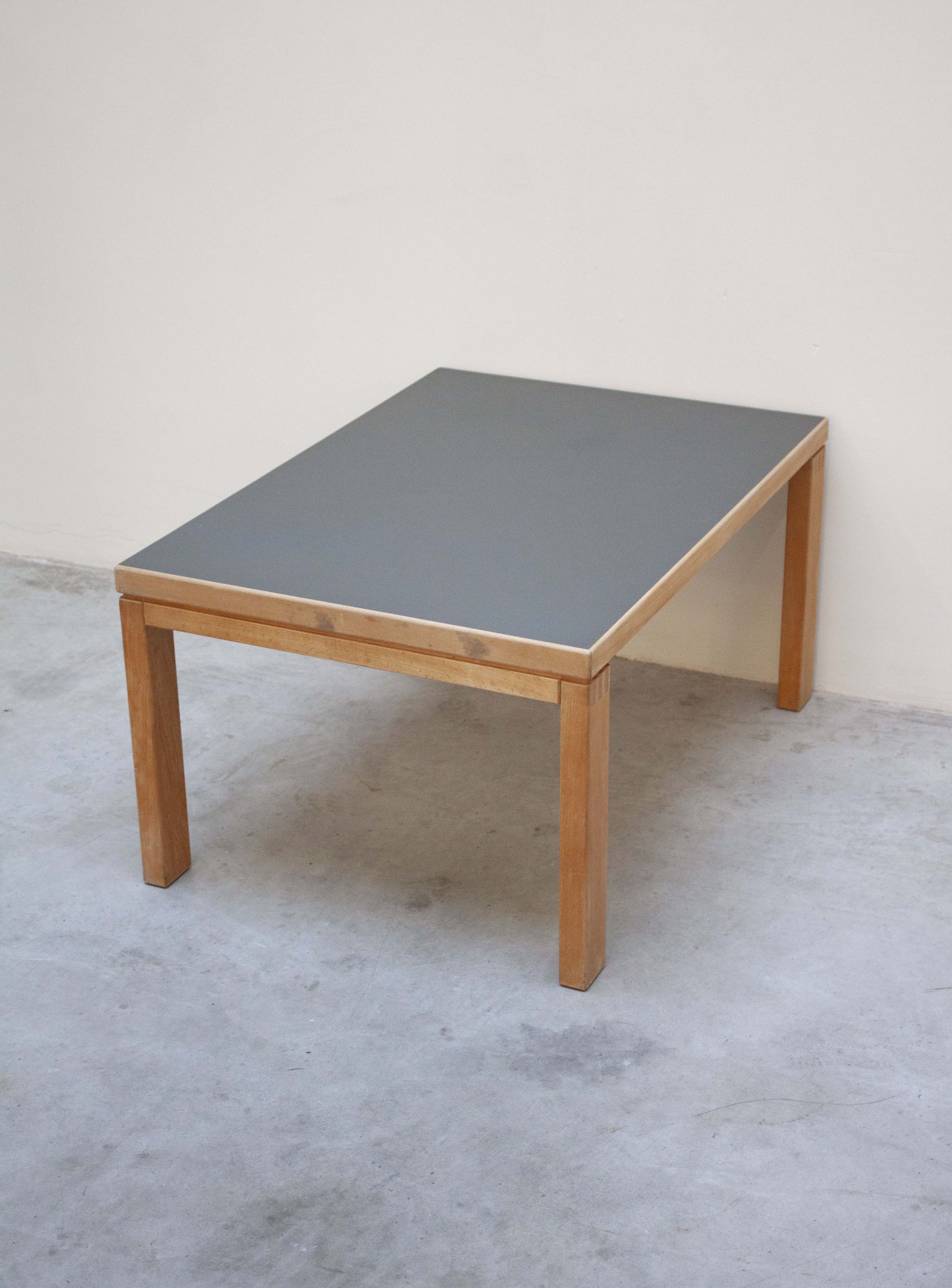 Danish Coffee Table with Grey Linoleum Table Top - Image 14