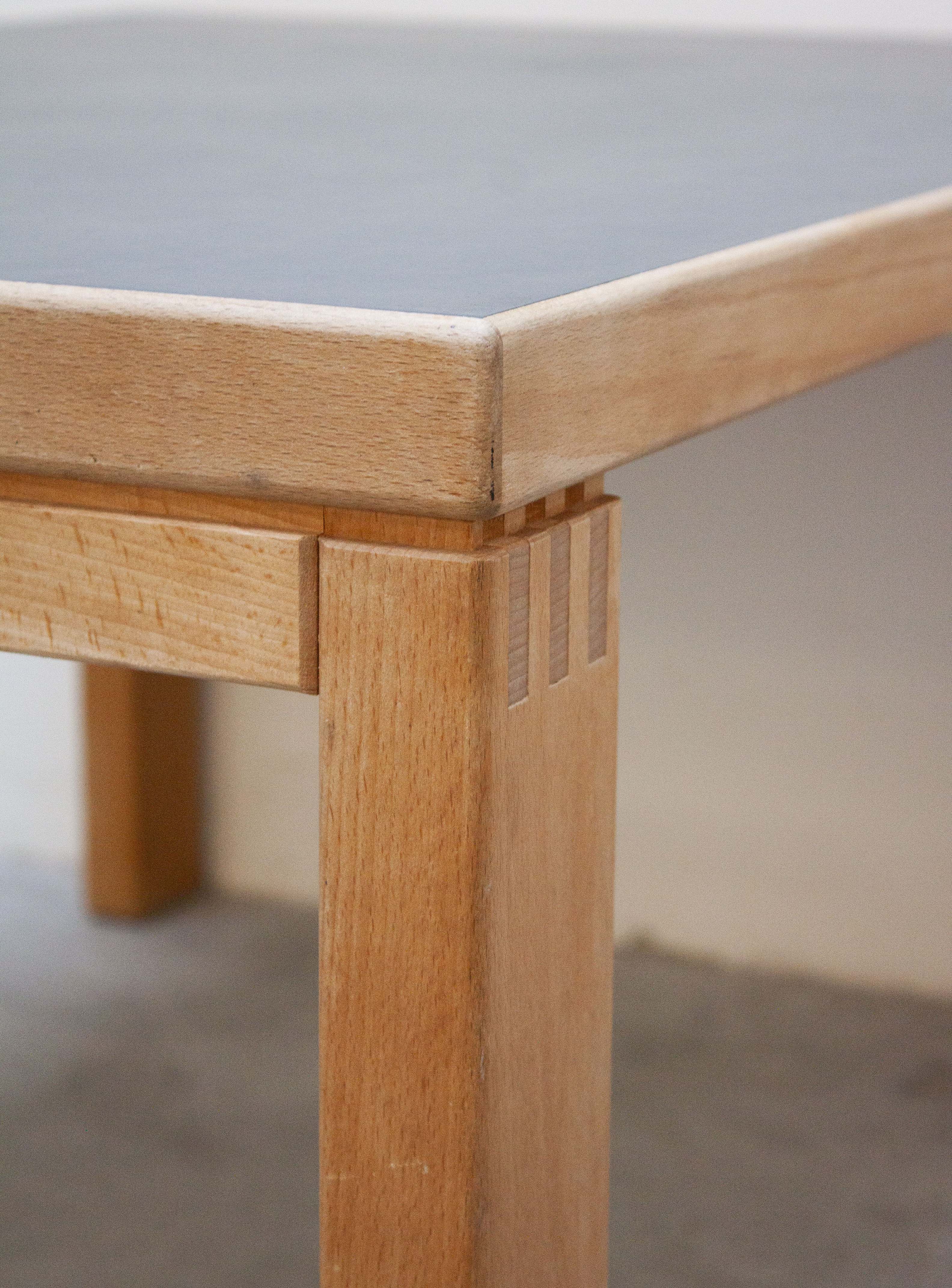 Danish Coffee Table with Grey Linoleum Table Top - Image 16