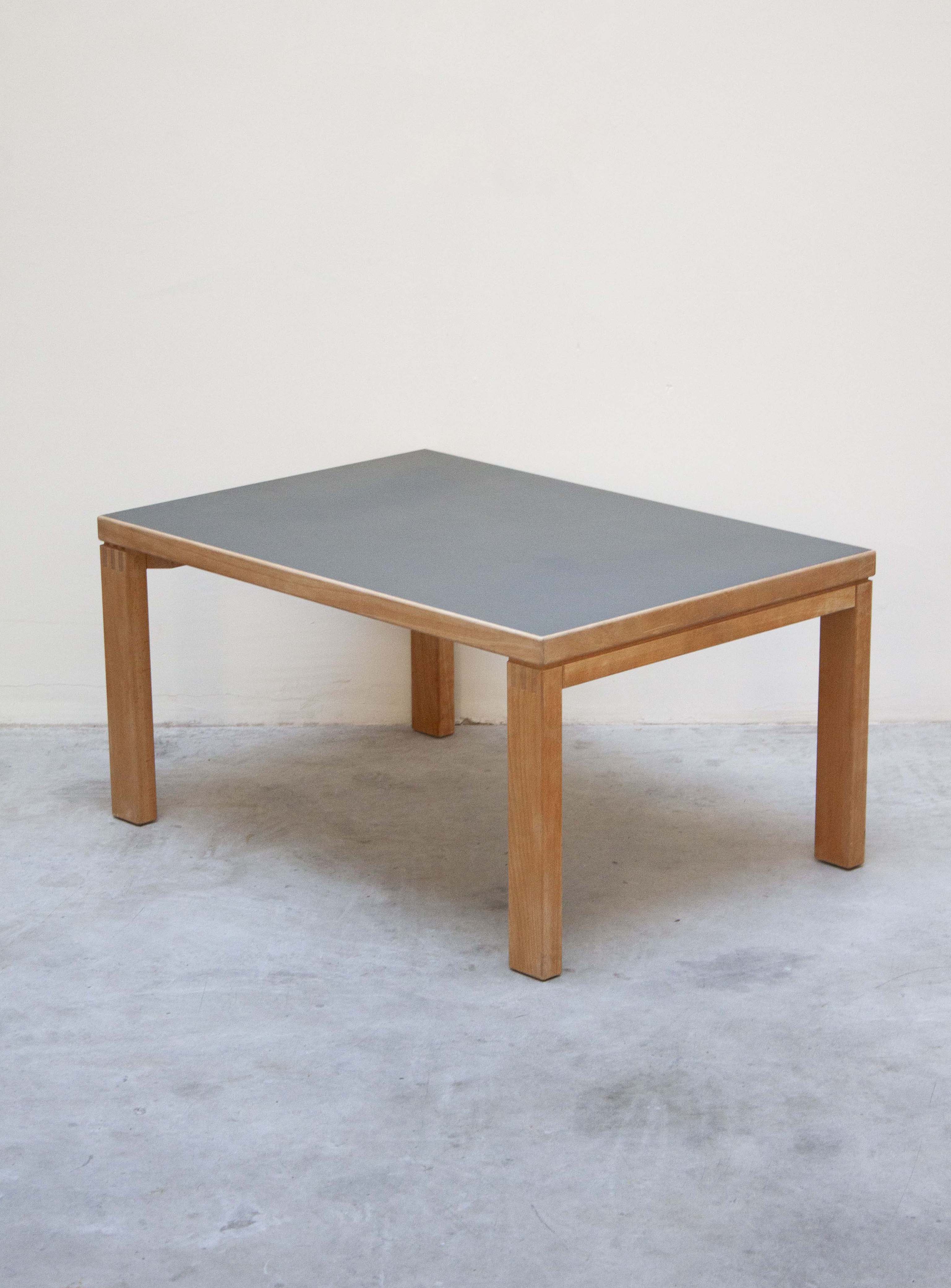 Danish Coffee Table with Grey Linoleum Table Top - Image 19