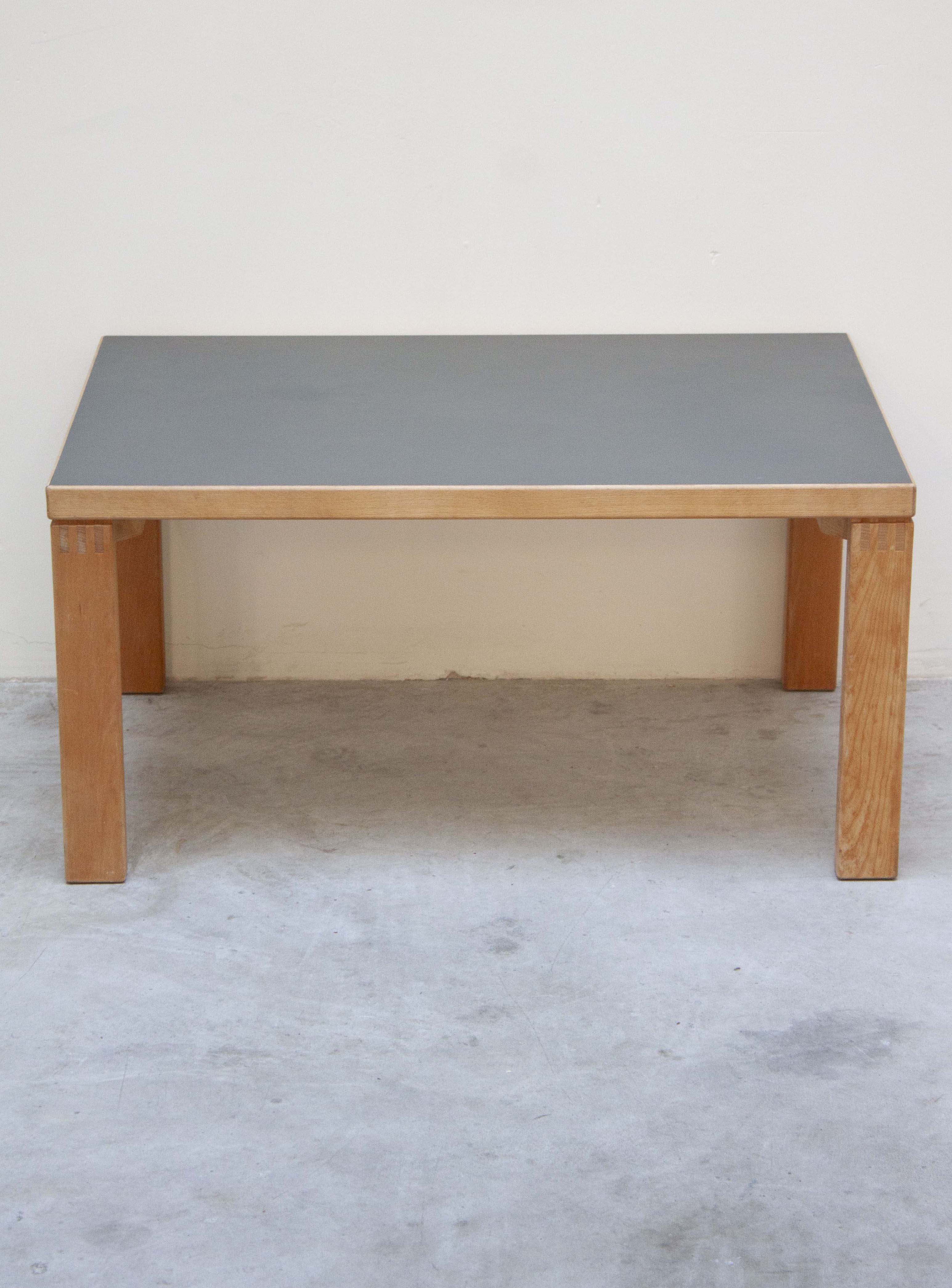 Danish Coffee Table with Grey Linoleum Table Top - Image 3