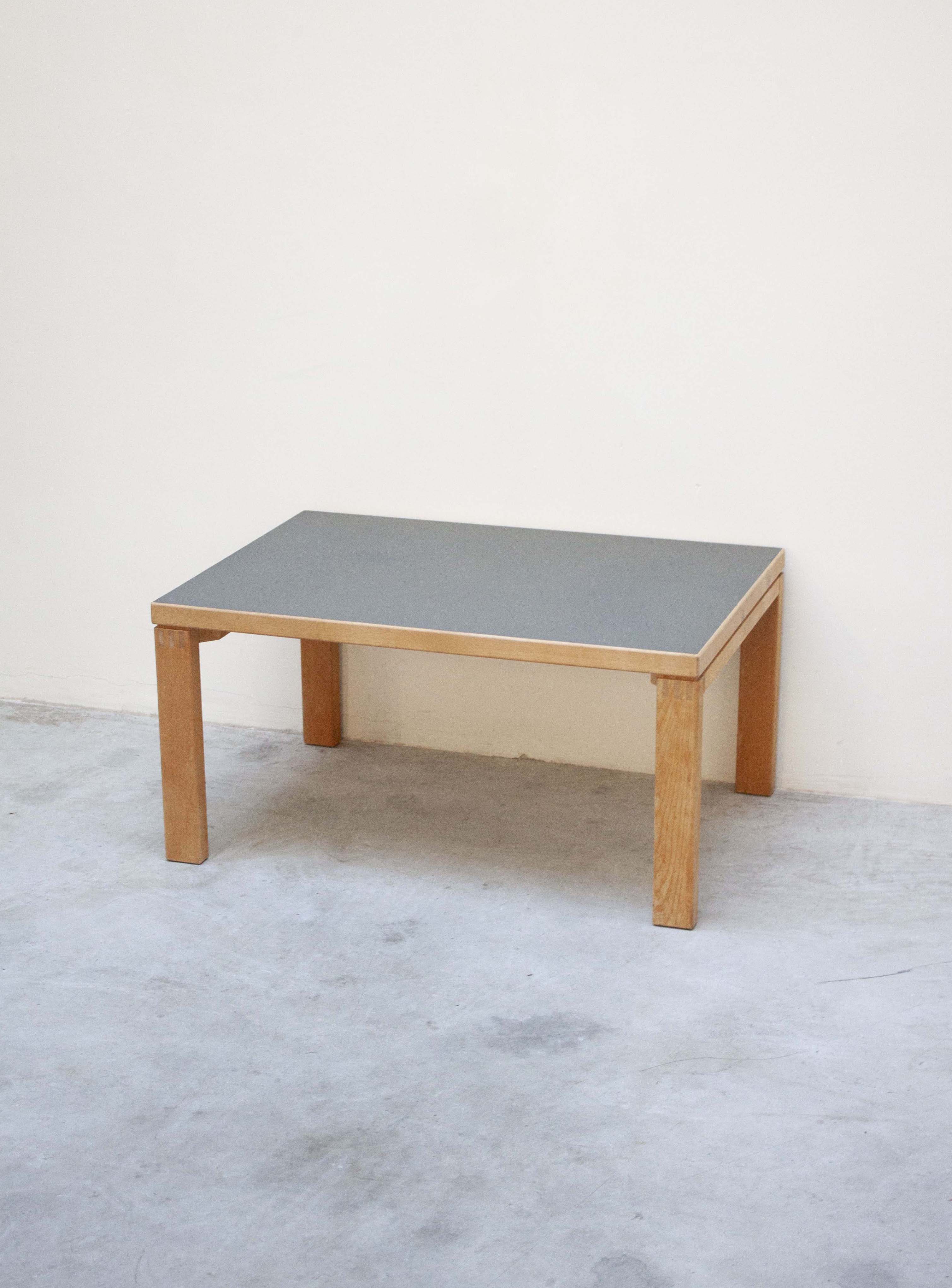 Danish Coffee Table with Grey Linoleum Table Top - Image 5