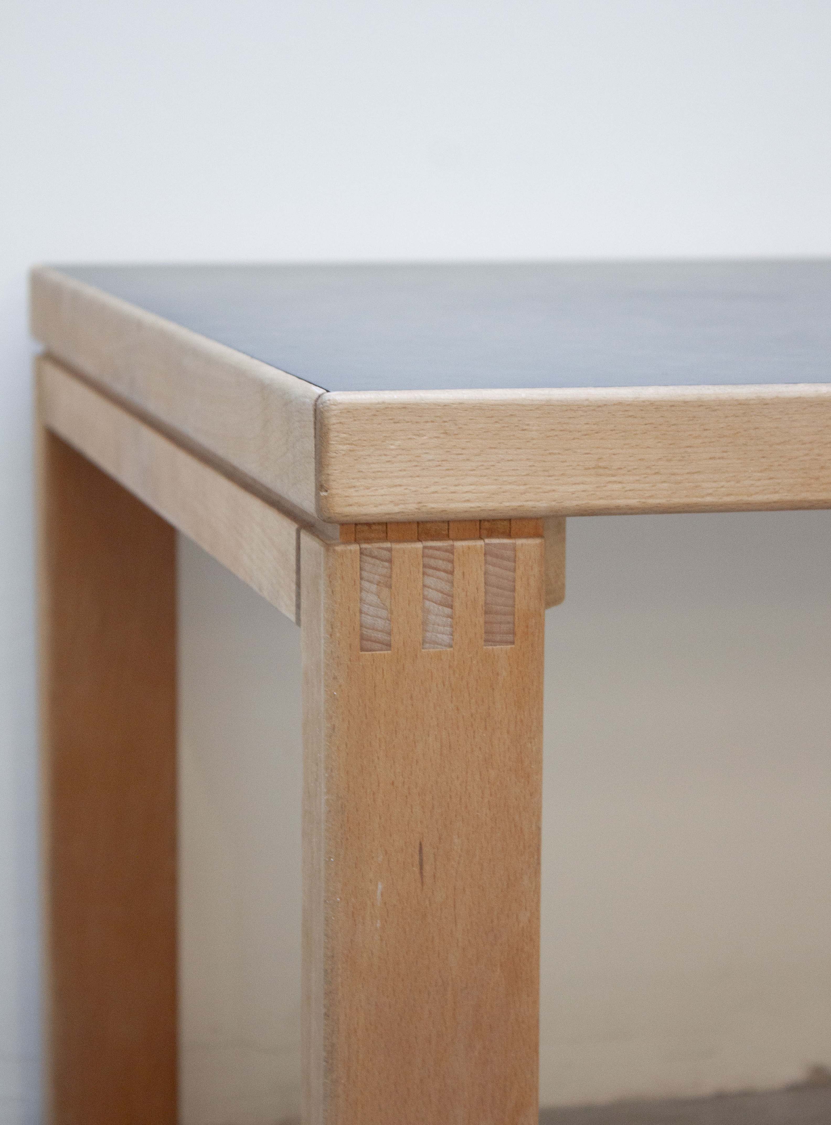 Danish Coffee Table with Grey Linoleum Table Top - Image 8