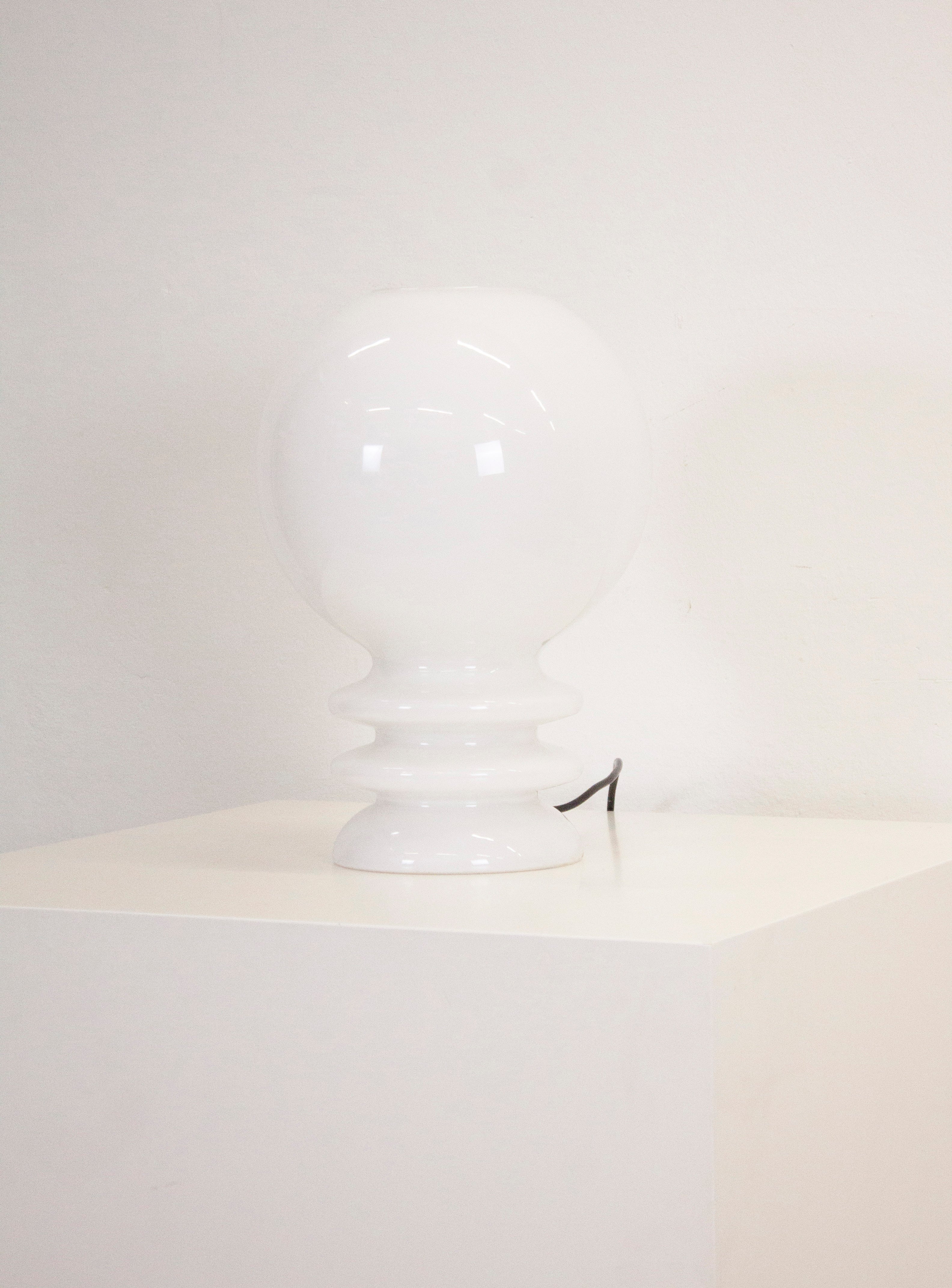 De Rupel Opal Glass Desk Lamp by Herwig & Frank Sterckx (White) - Image 10