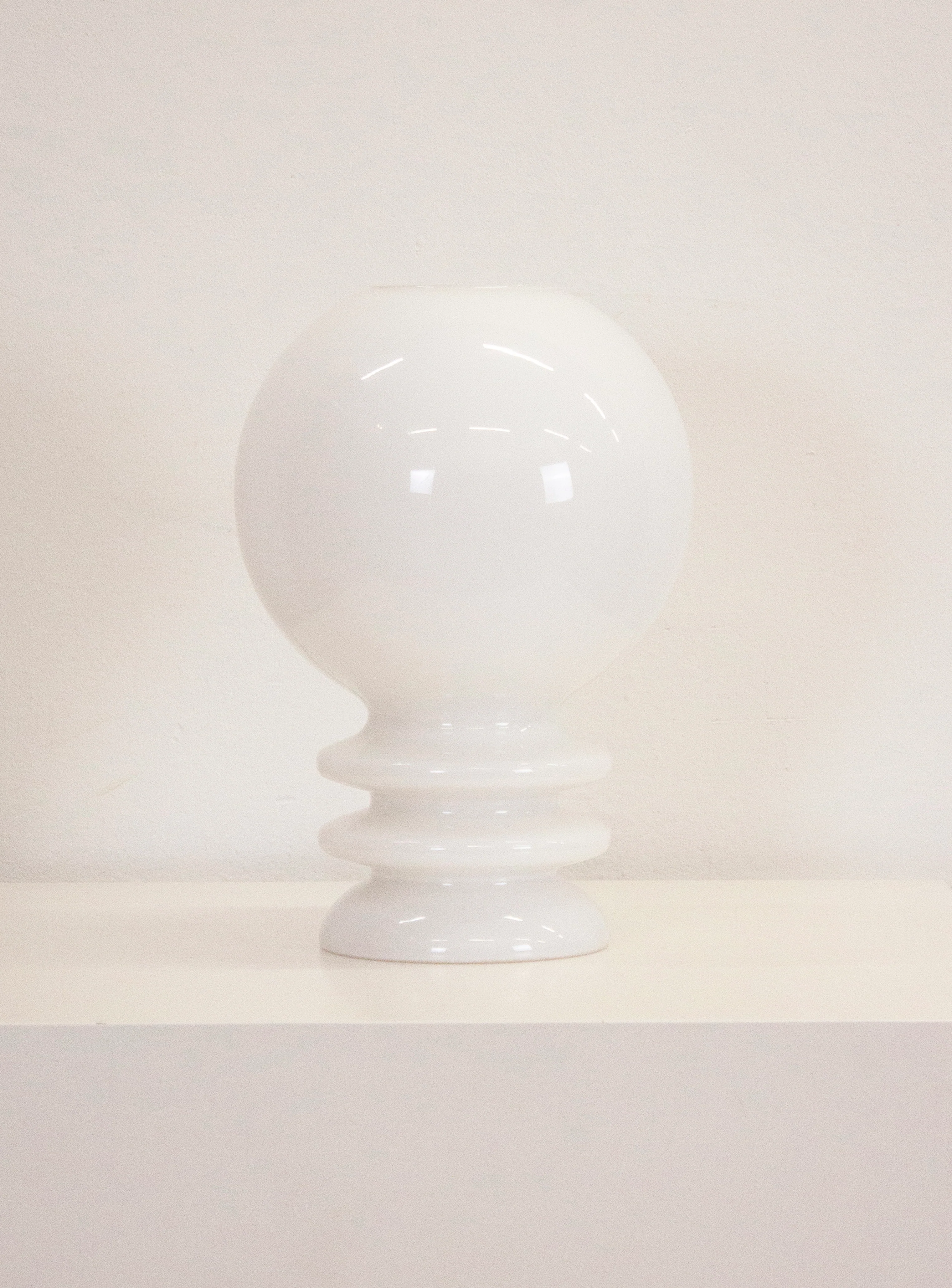 De Rupel Opal Glass Desk Lamp by Herwig & Frank Sterckx (White) - Image 2