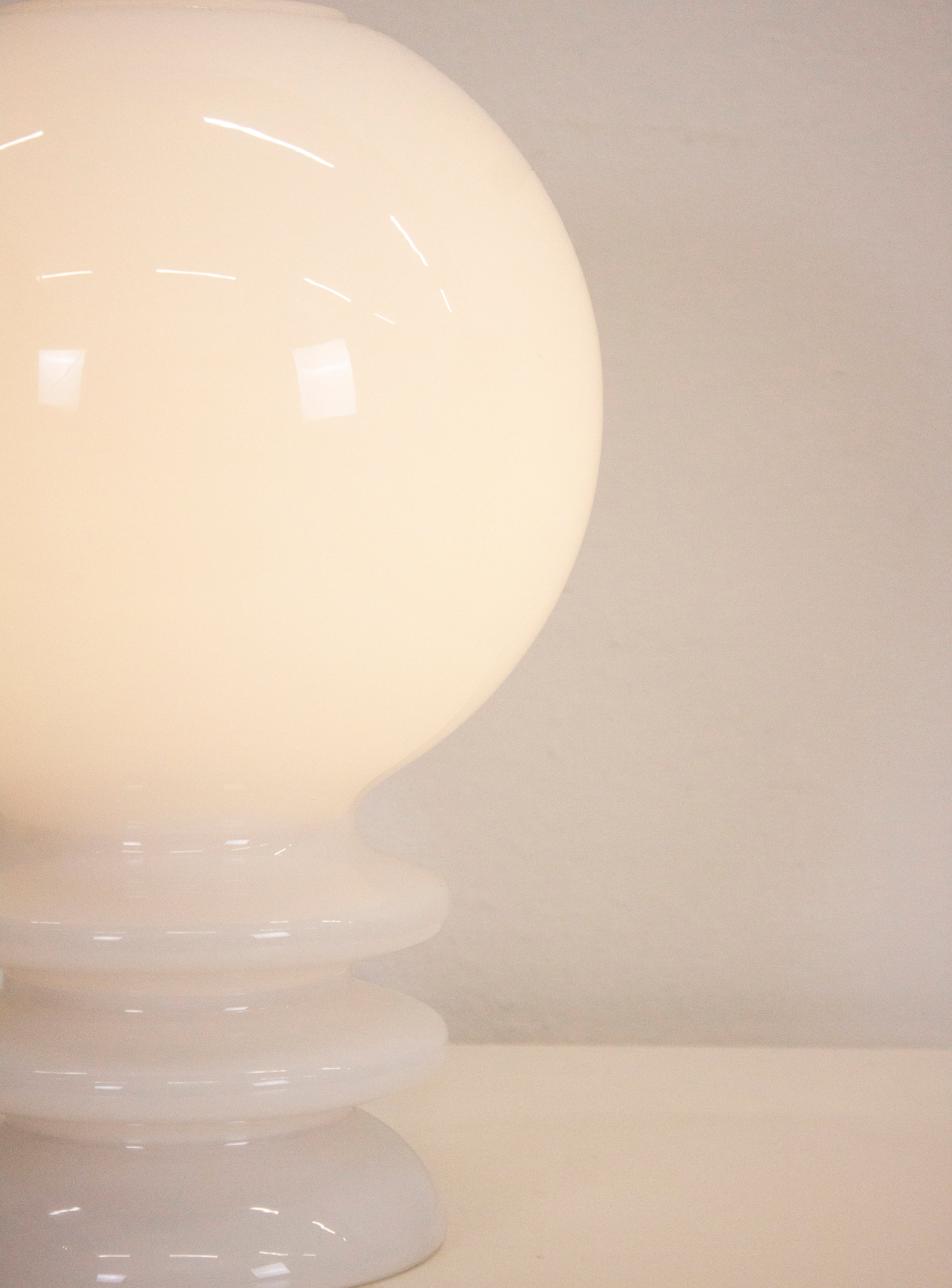 De Rupel Opal Glass Desk Lamp by Herwig & Frank Sterckx (White) - Image 21
