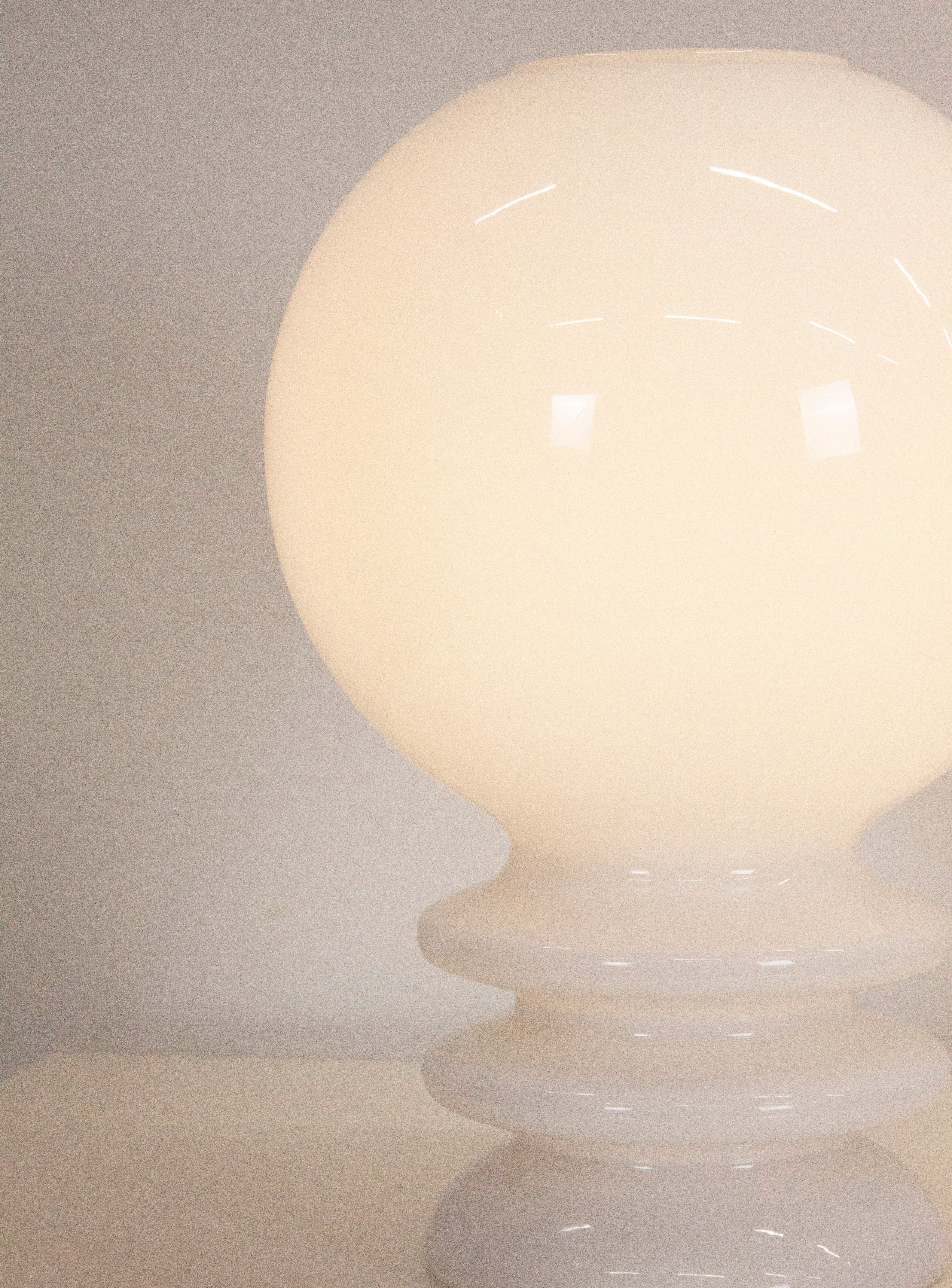 De Rupel Opal Glass Desk Lamp by Herwig & Frank Sterckx (White) - Image 22