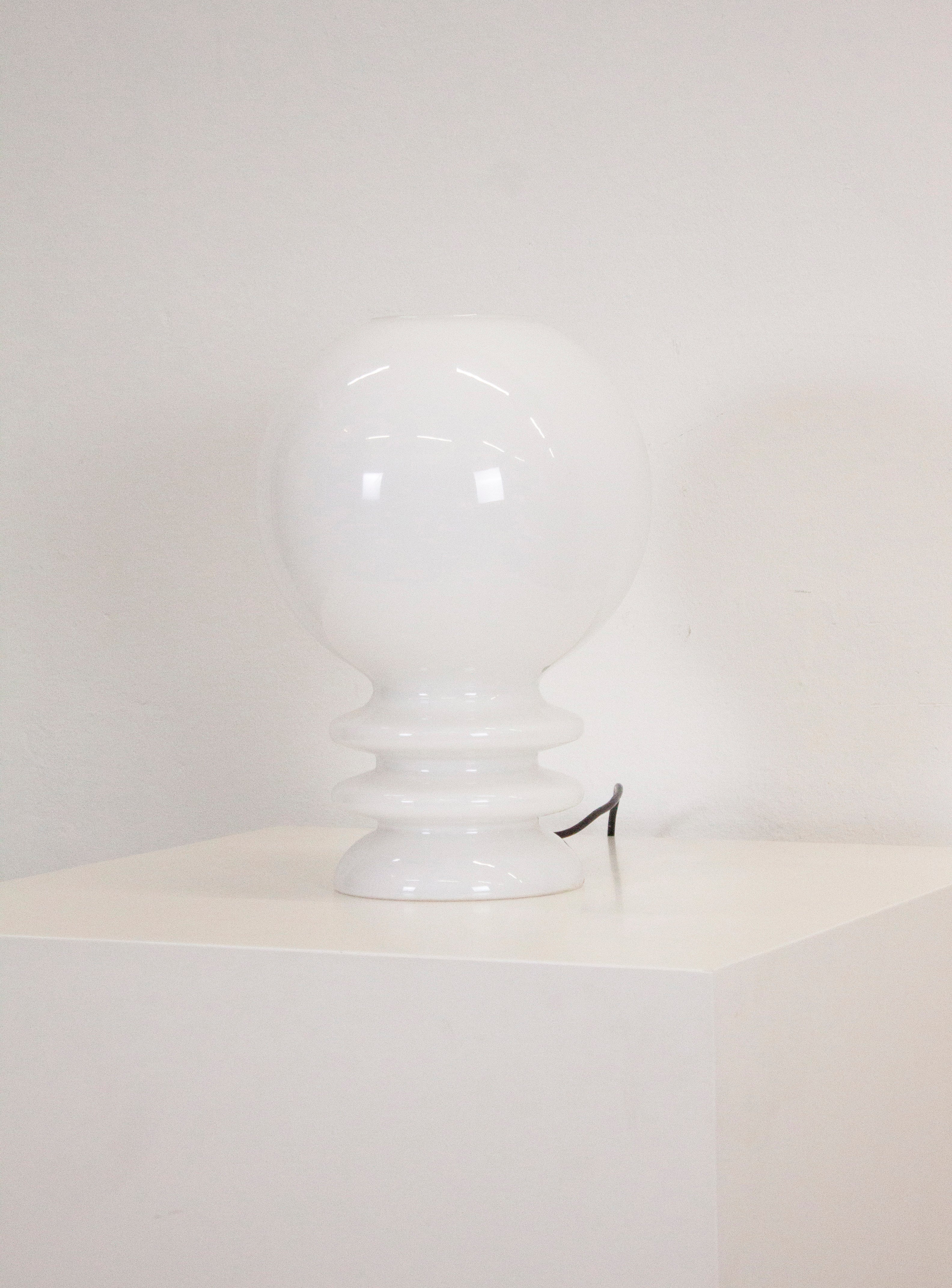 De Rupel Opal Glass Desk Lamp by Herwig & Frank Sterckx (White) - Image 8