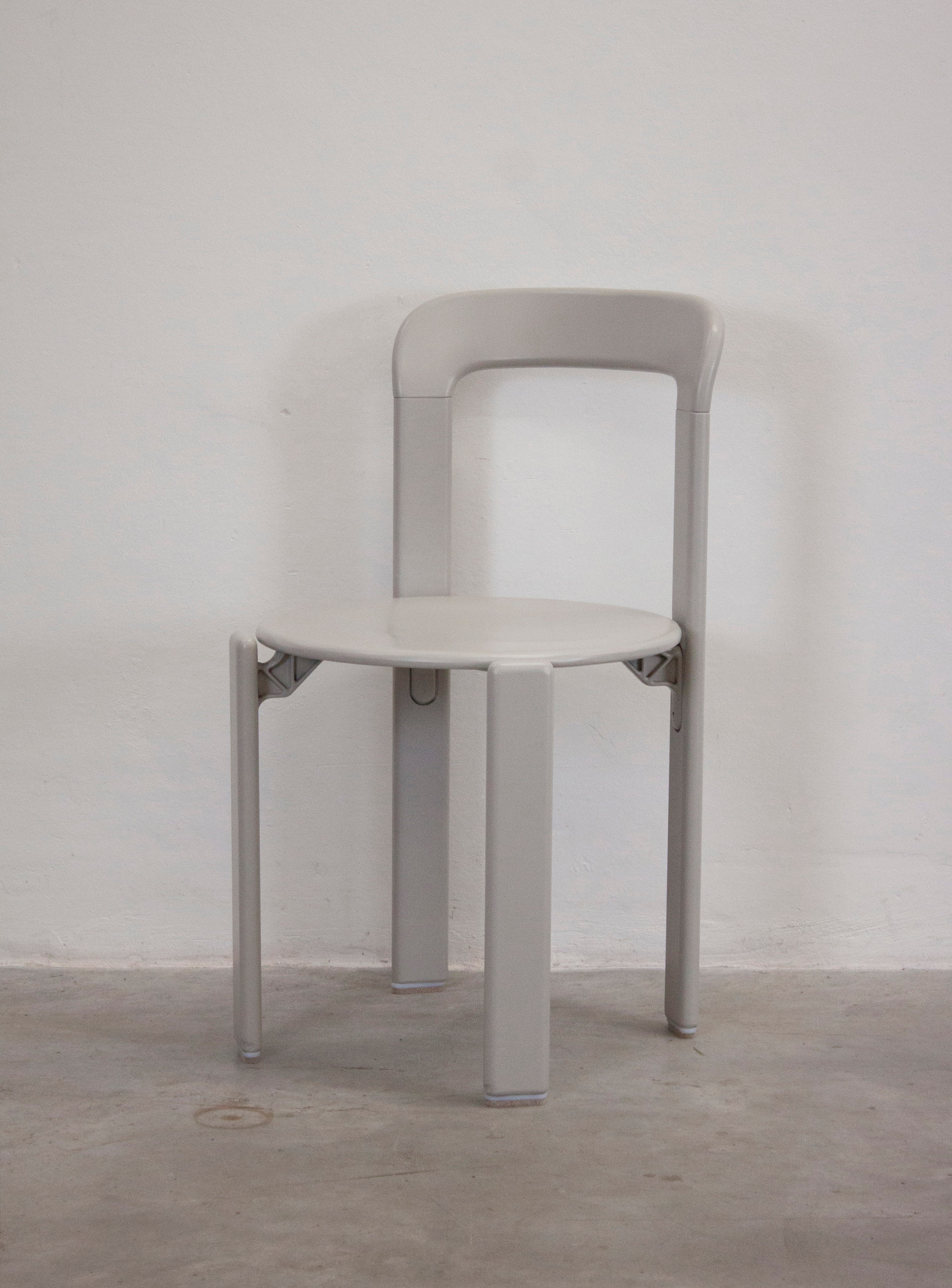 Dietiker Rey Dining Chairs by Bruno Rey (Grey) - Image 10