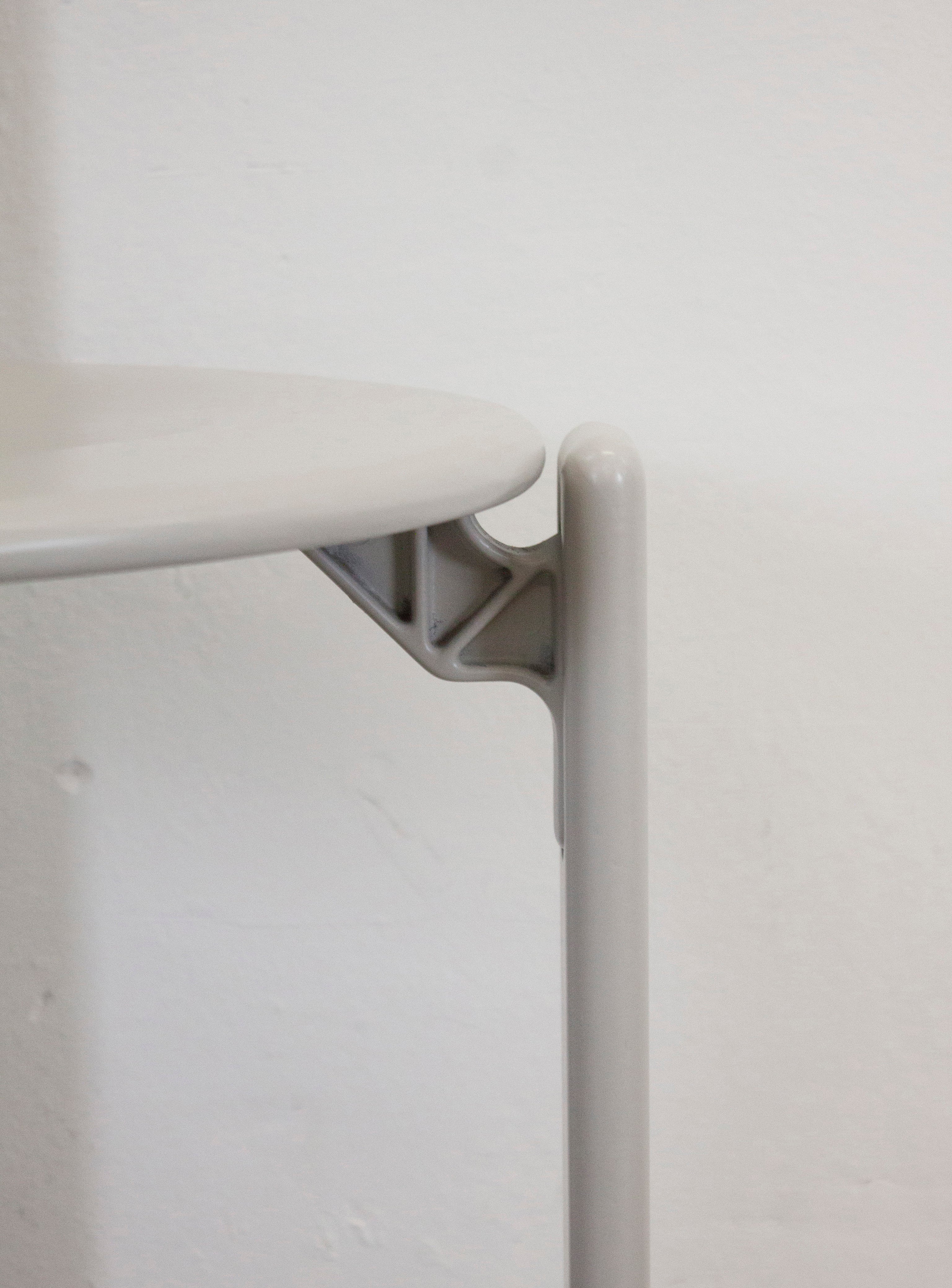 Dietiker Rey Dining Chairs by Bruno Rey (Grey) - Image 17