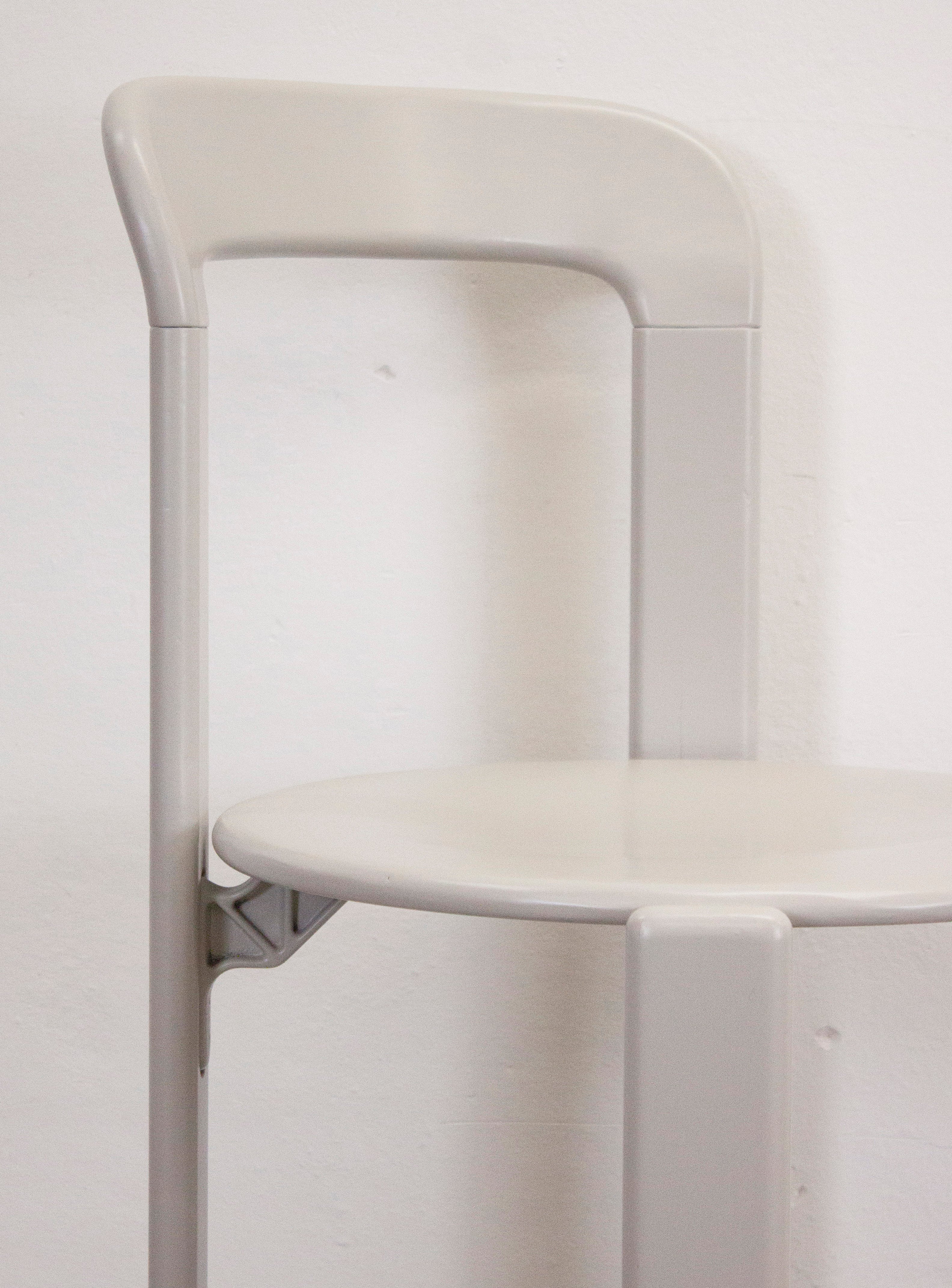 Dietiker Rey Dining Chairs by Bruno Rey (Grey) - Image 19