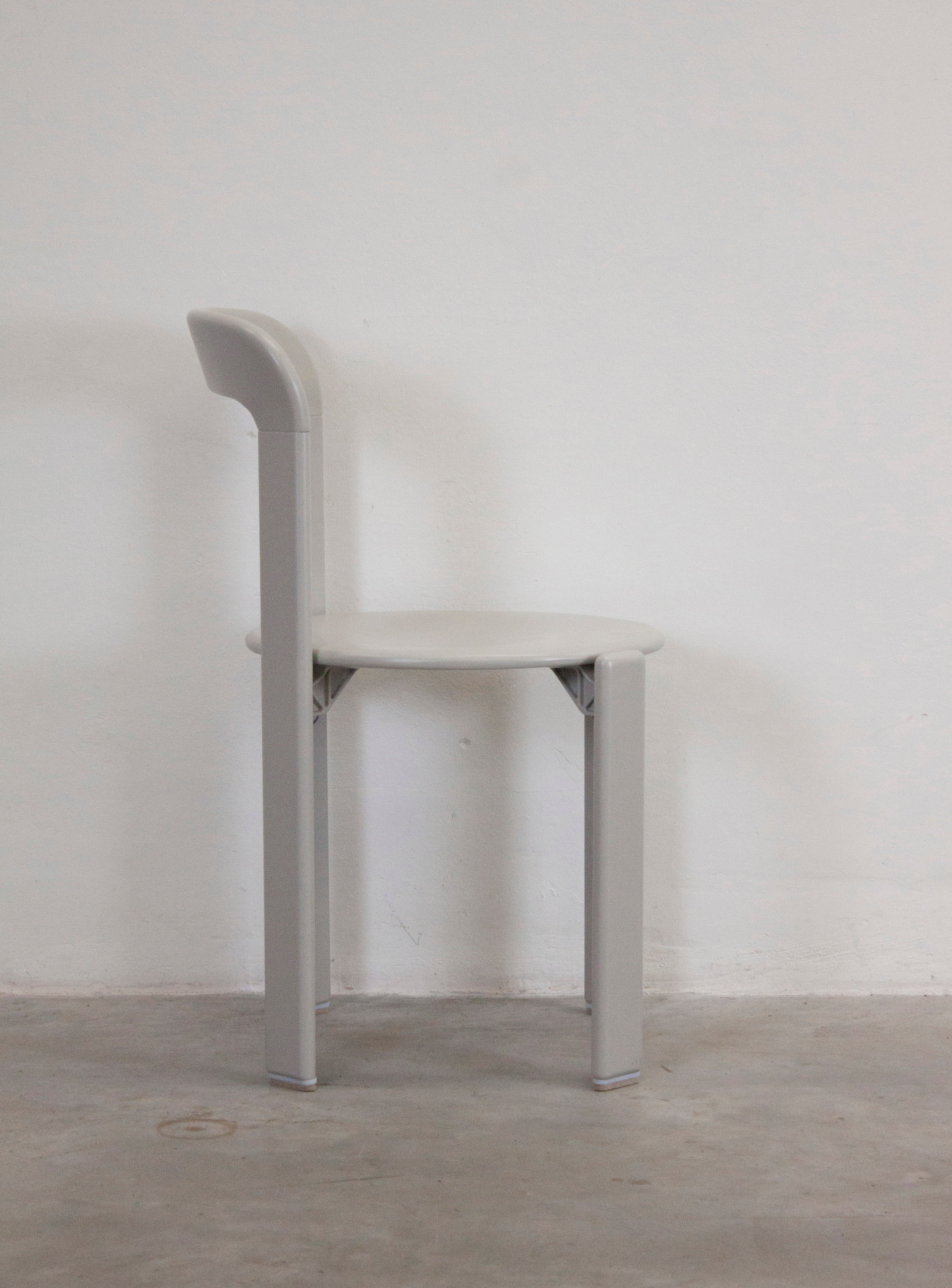 Dietiker Rey Dining Chairs by Bruno Rey (Grey) - Image 21