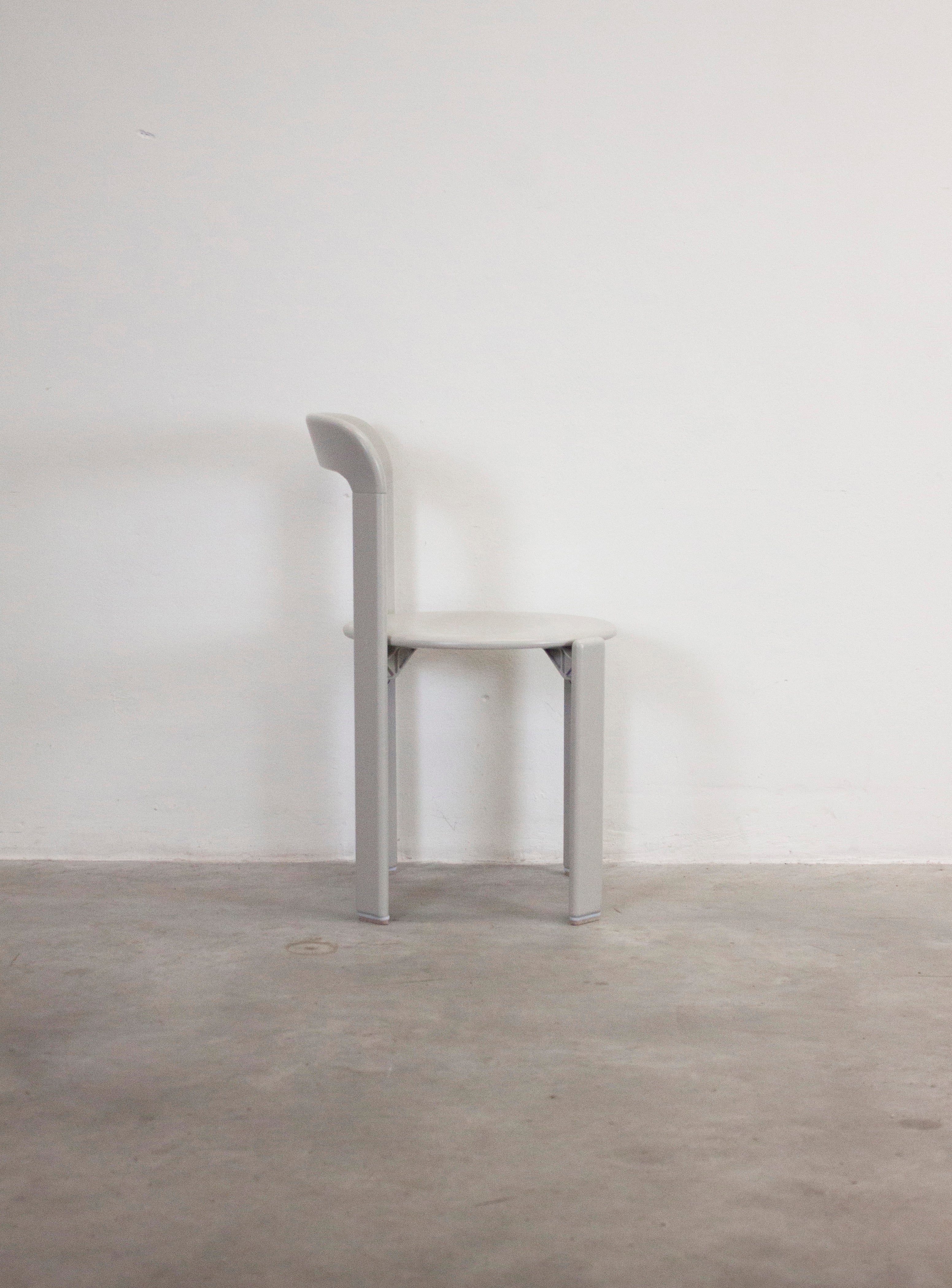 Dietiker Rey Dining Chairs by Bruno Rey (Grey) - Image 22