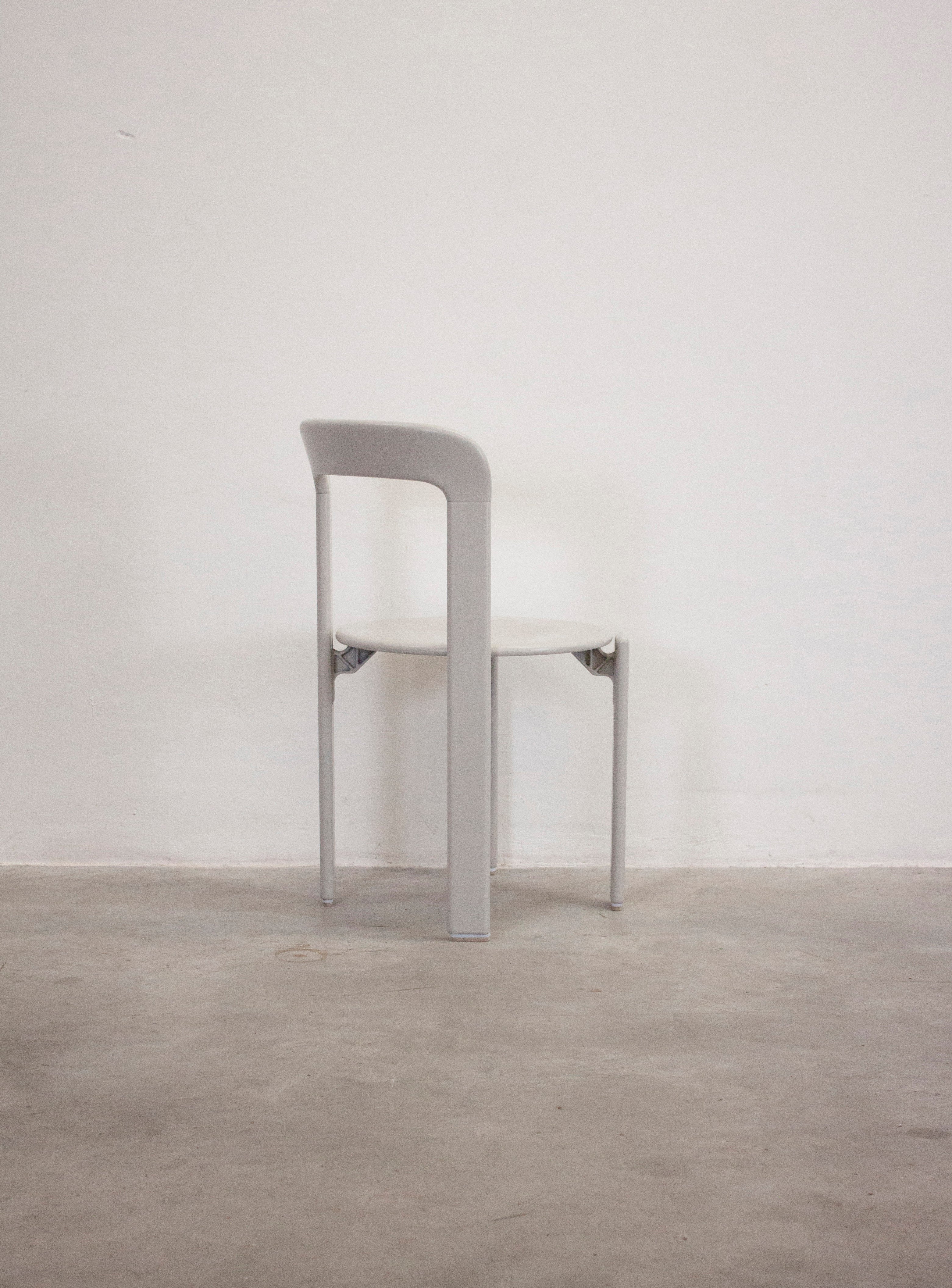 Dietiker Rey Dining Chairs by Bruno Rey (Grey) - Image 23