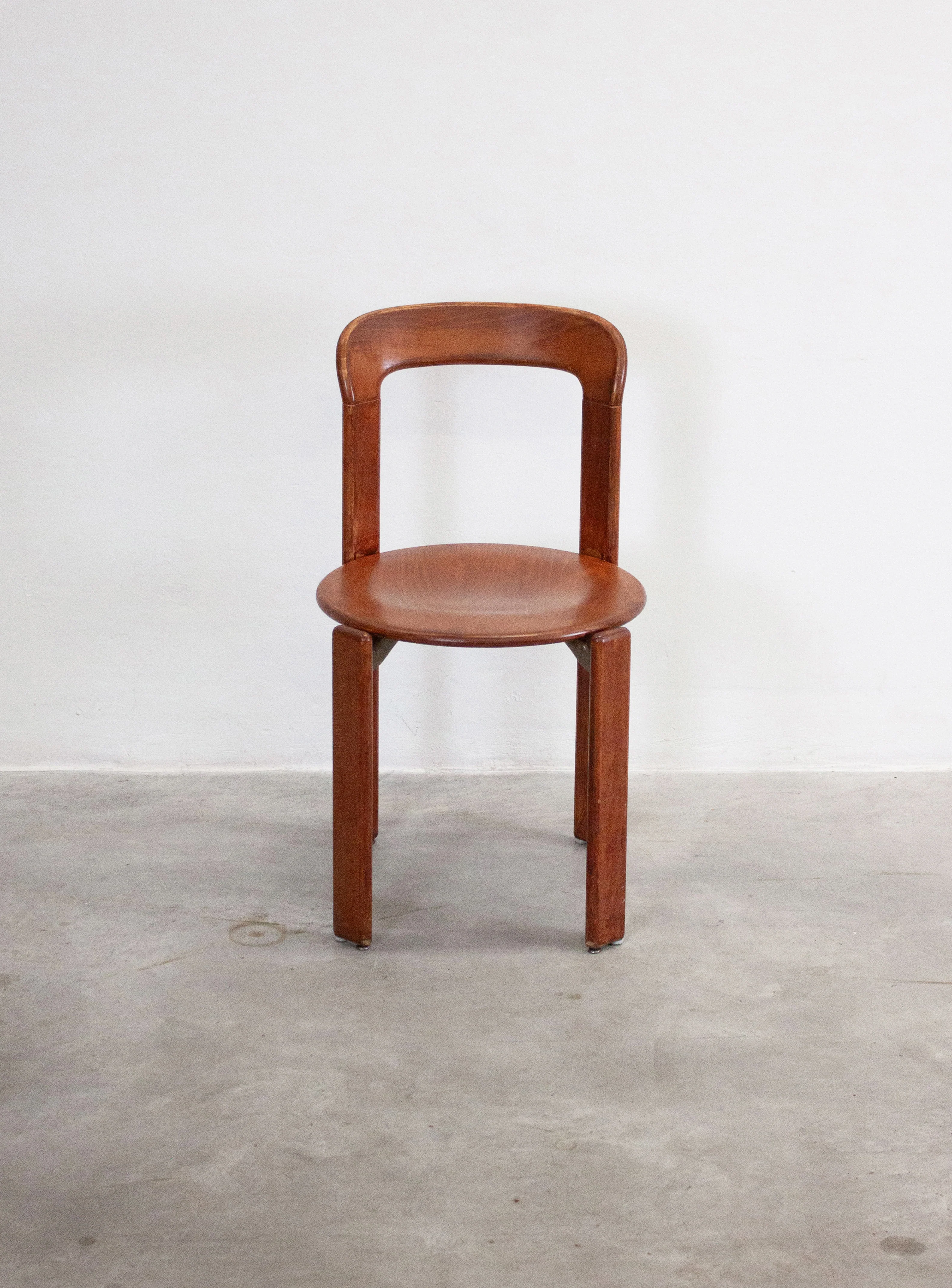 Dietiker Rey Dining Chairs by Bruno Rey (Brown) - Image 12